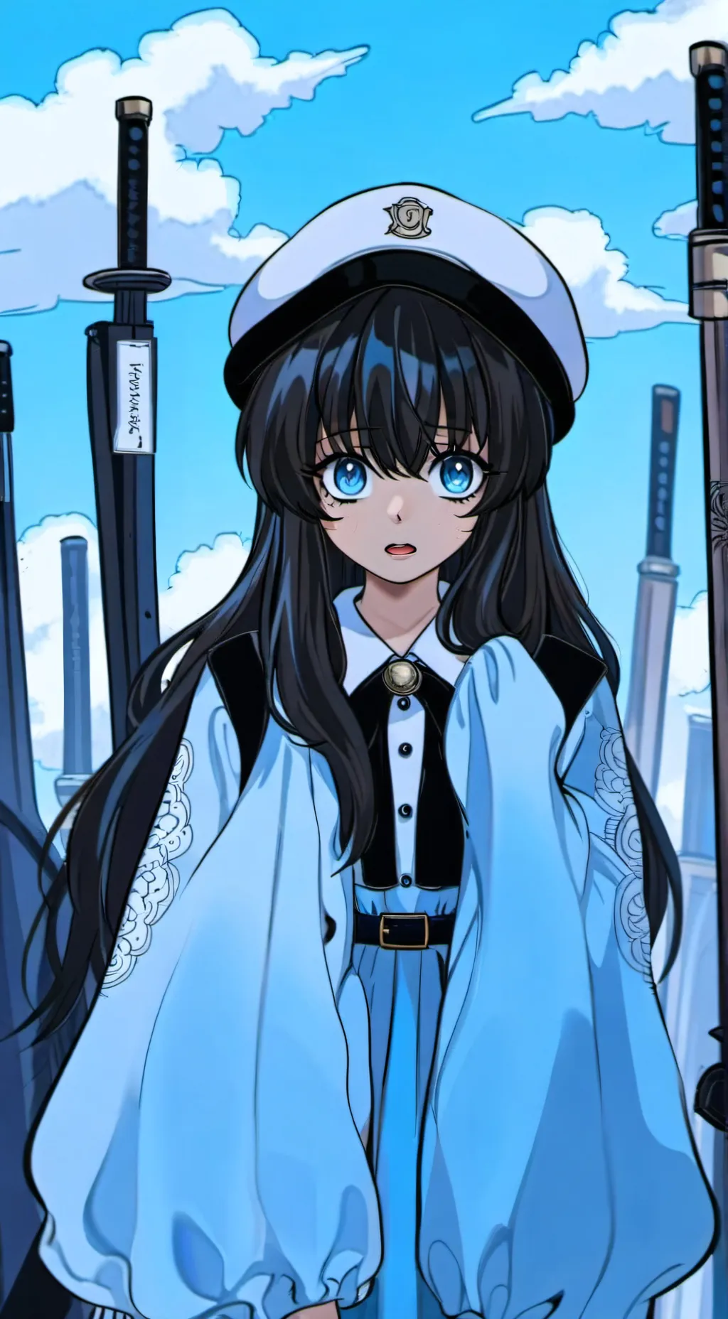 ai character: Kny school au background