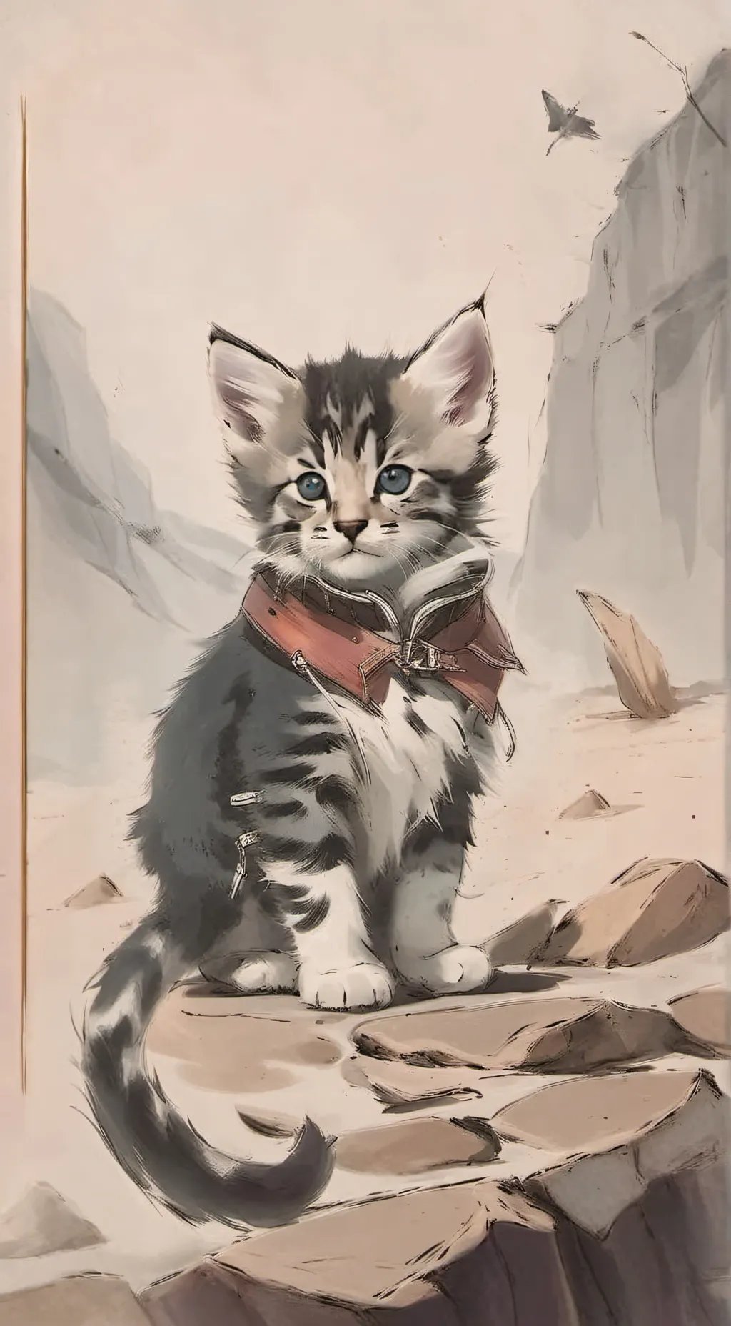 ai character: Crystal background