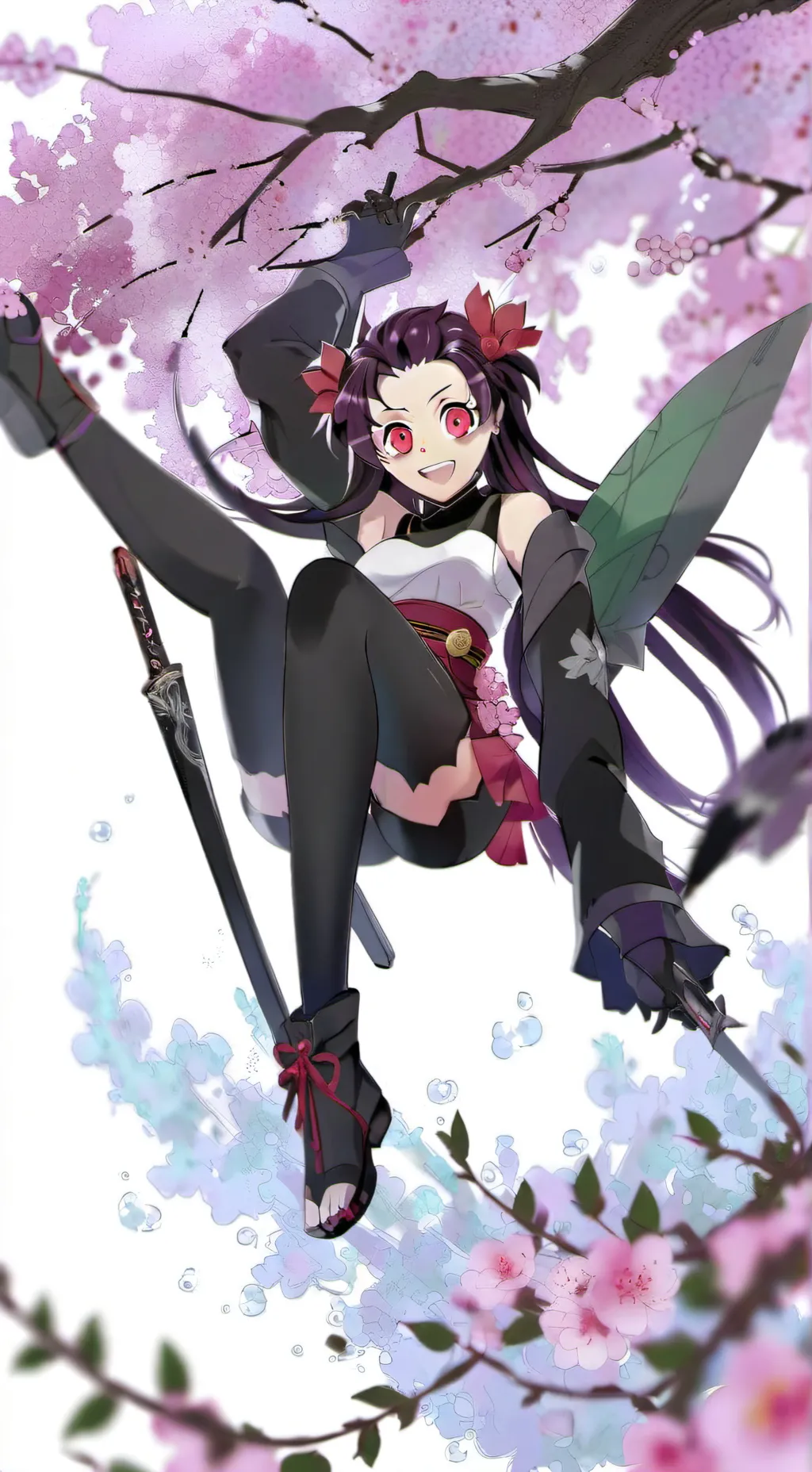 ai character: Nezuko background