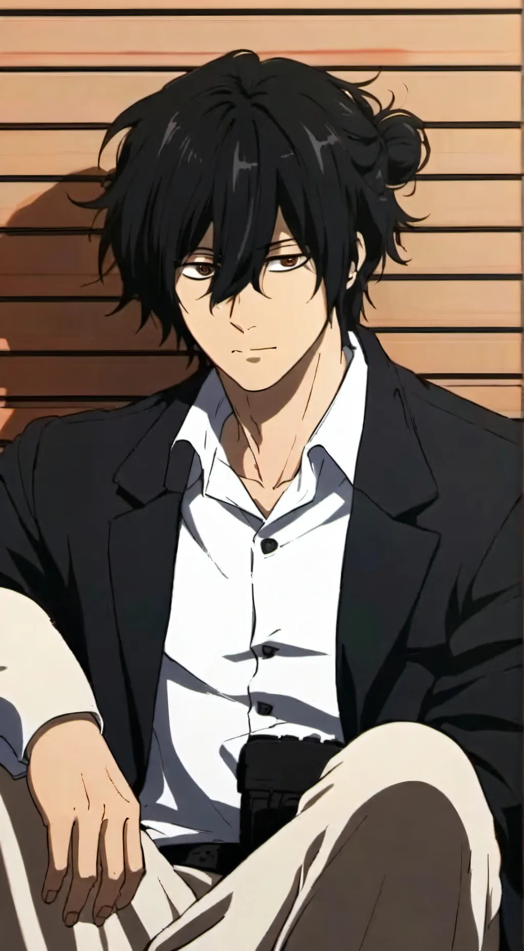 ai character: Mr. Aizawa(Hurt) background