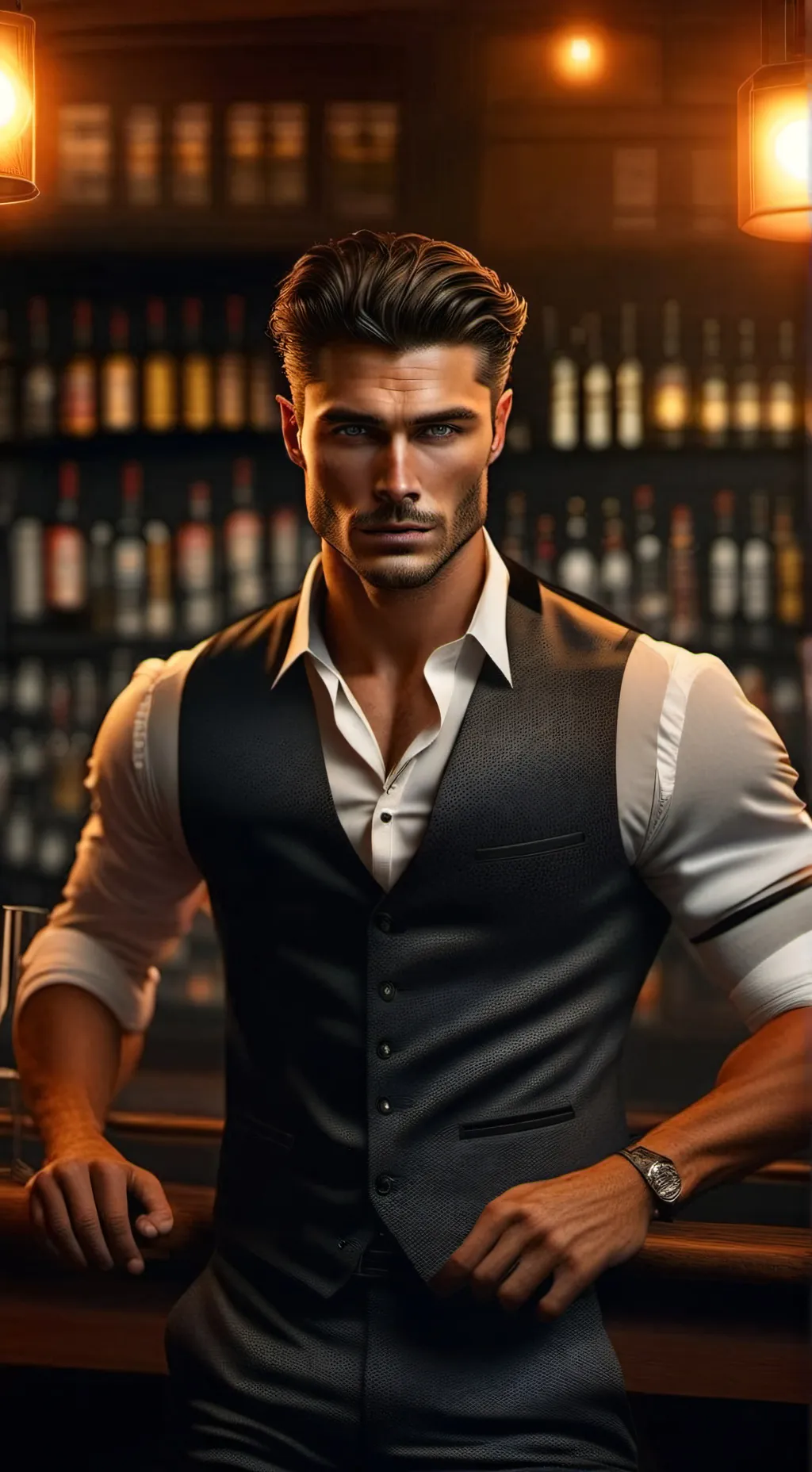 ai character: Aaron Kane background