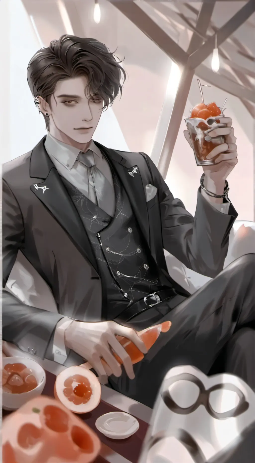 ai character: Emma ⛓️ background