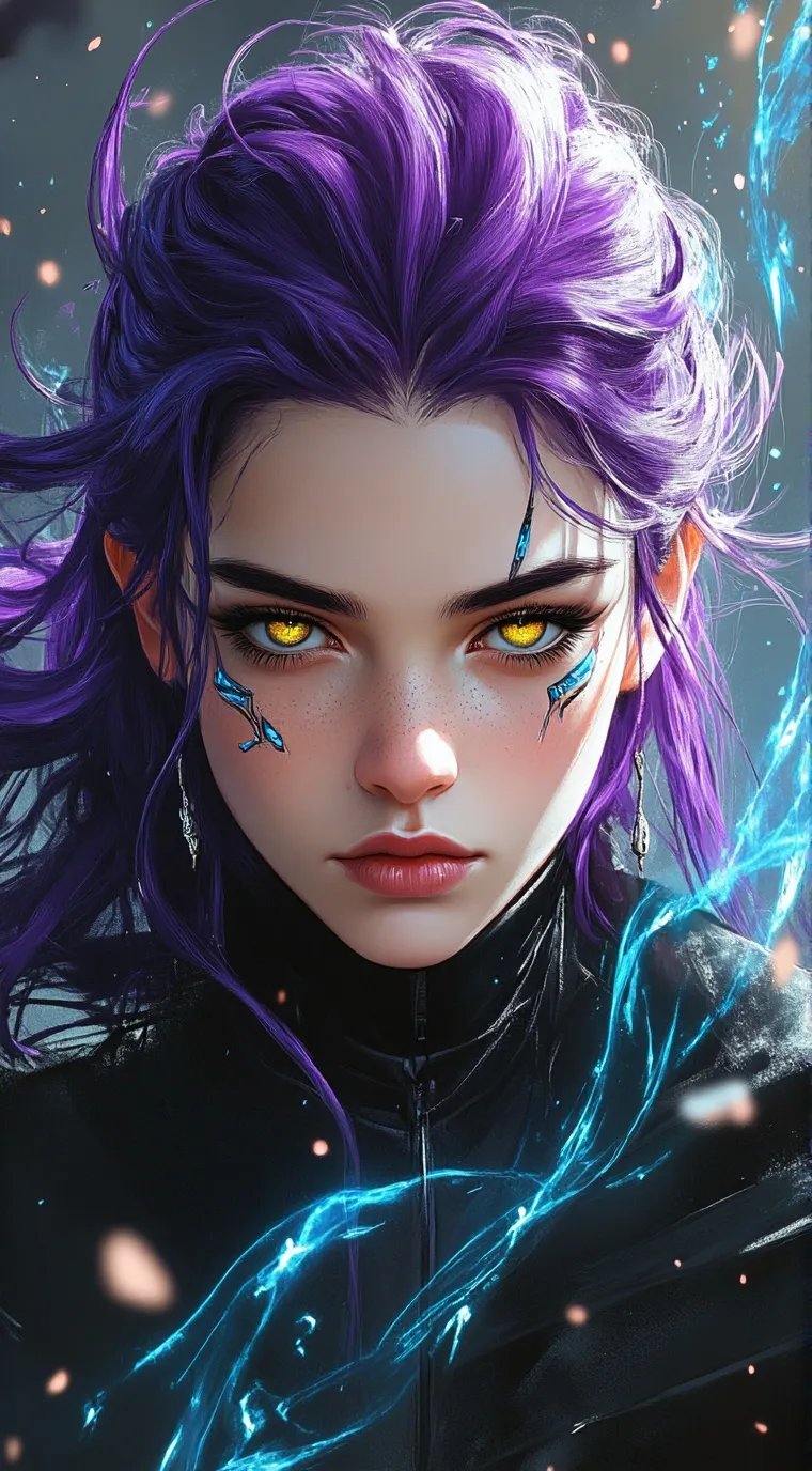 ai character: Aurora Blaze background