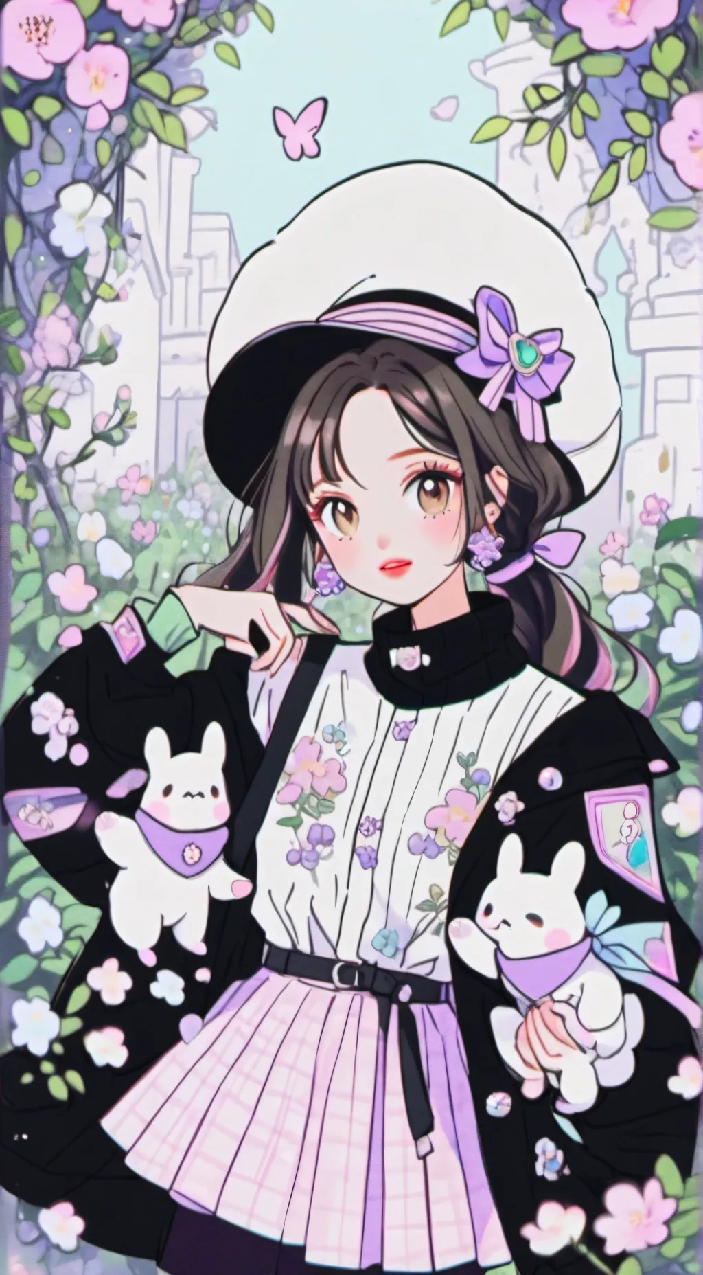 ai character: BINI ☆ background