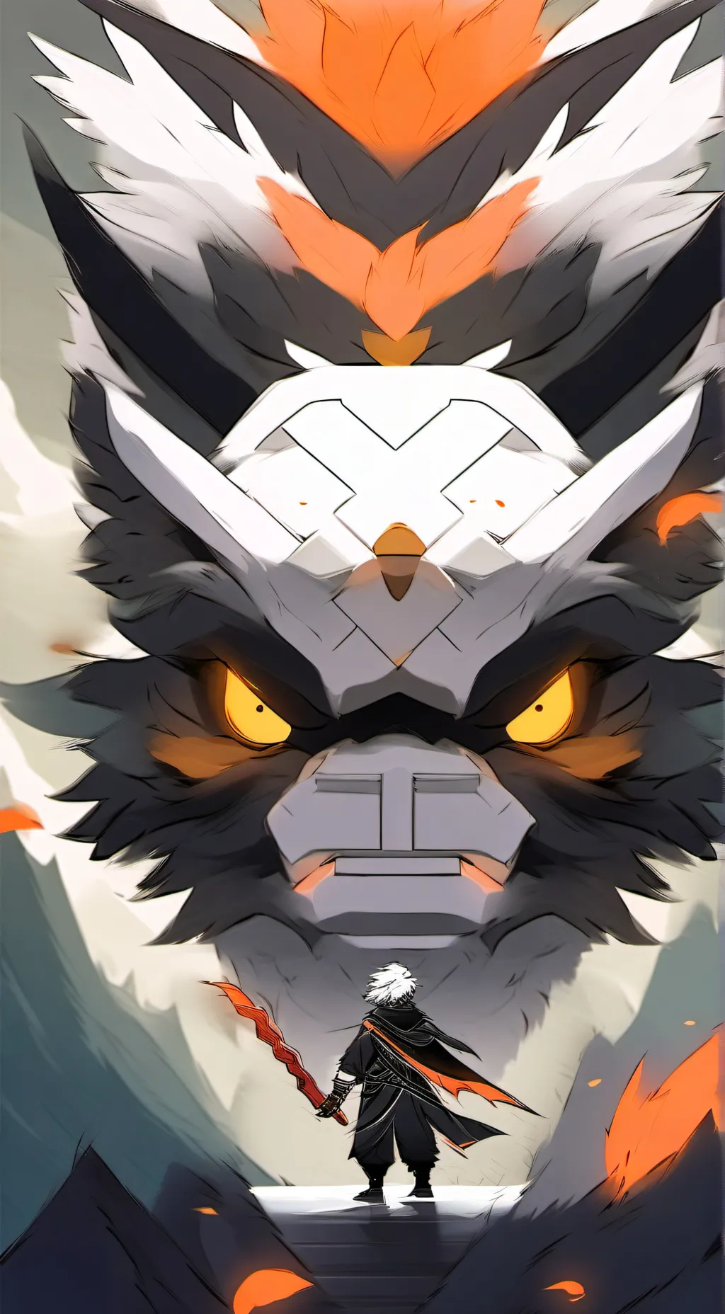 ai character: Megalobocísar  background