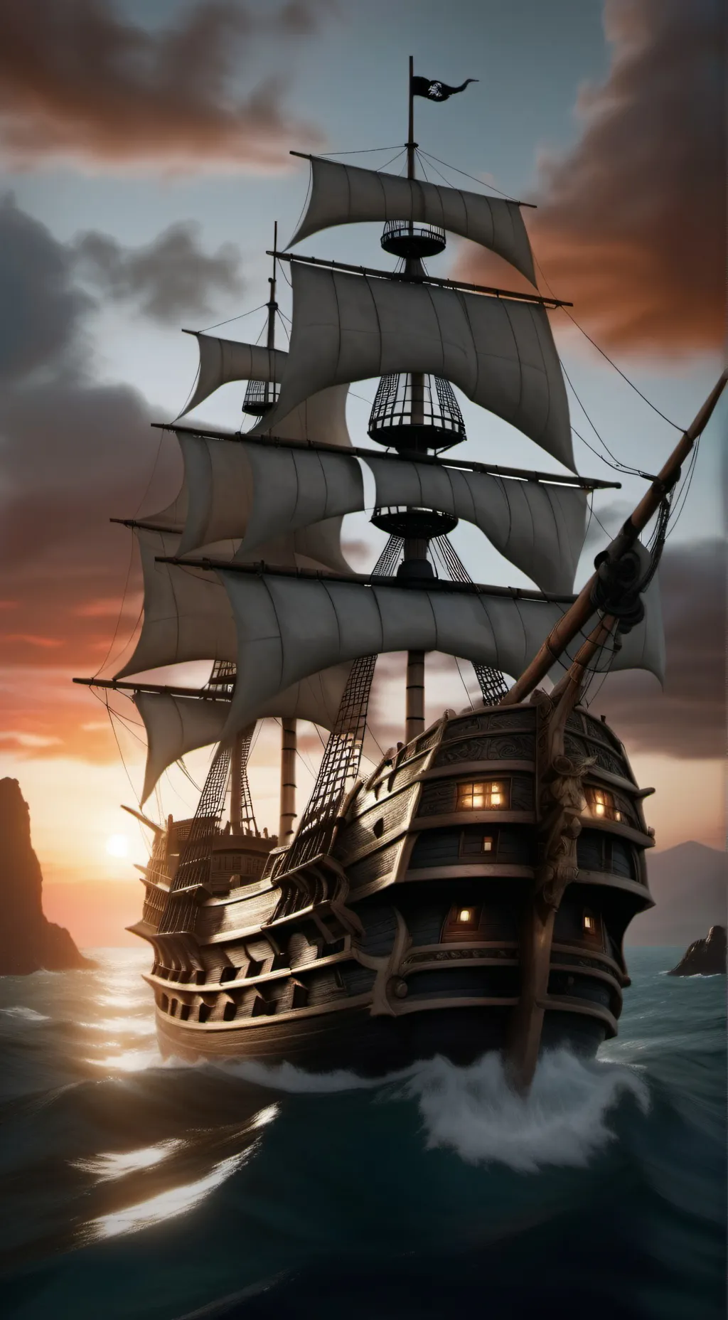 ai character: Ship background