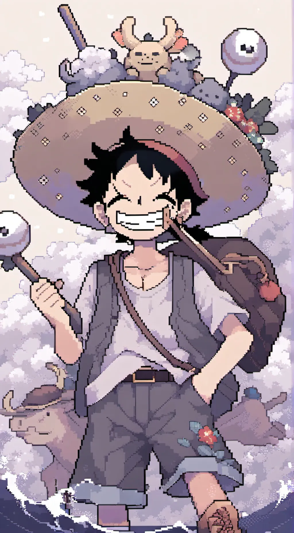 ai character: luffyzinho  background