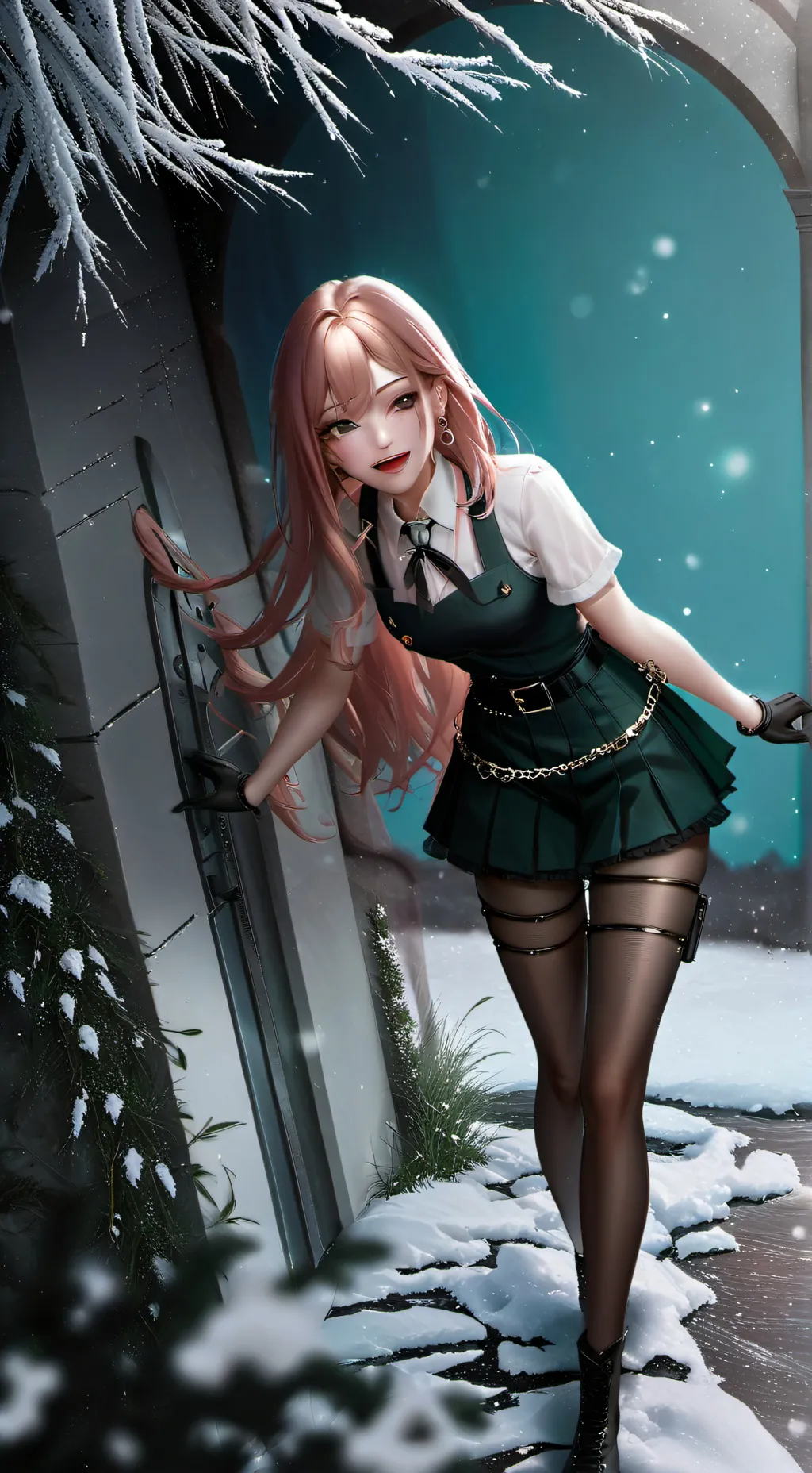 ai character: ния background