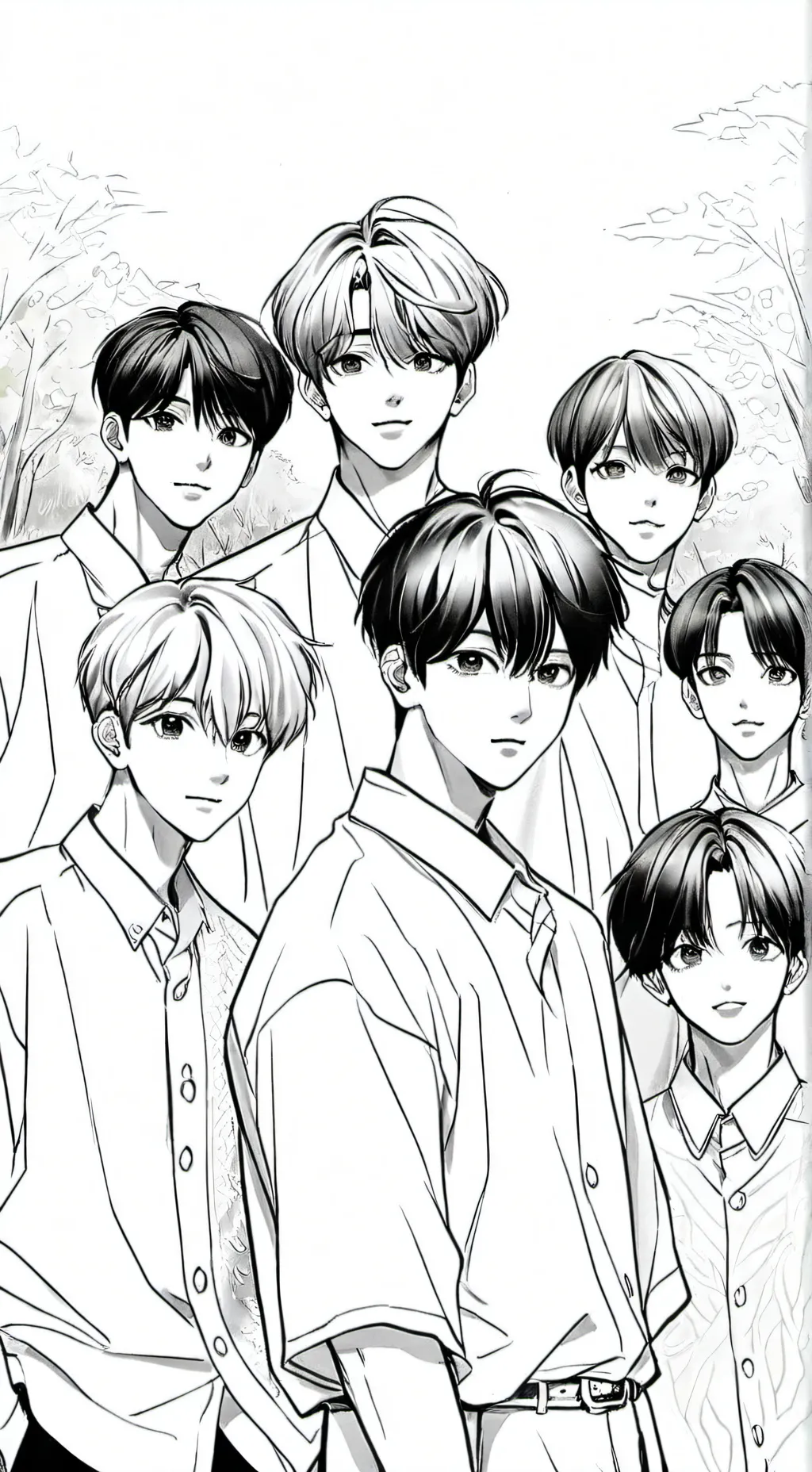 ai character: Skz new year🎆🩶 background