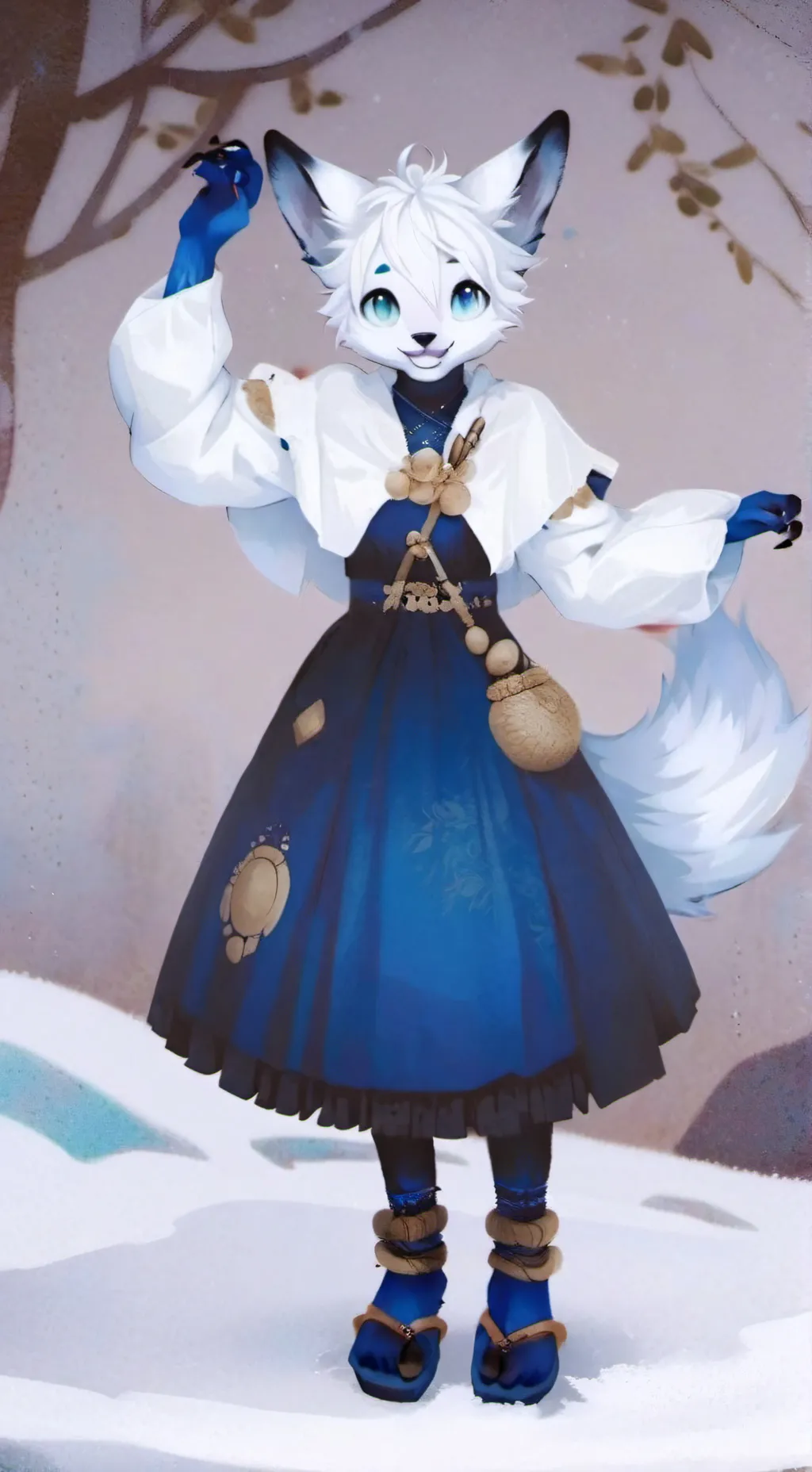 ai character: Kemono fursuit background