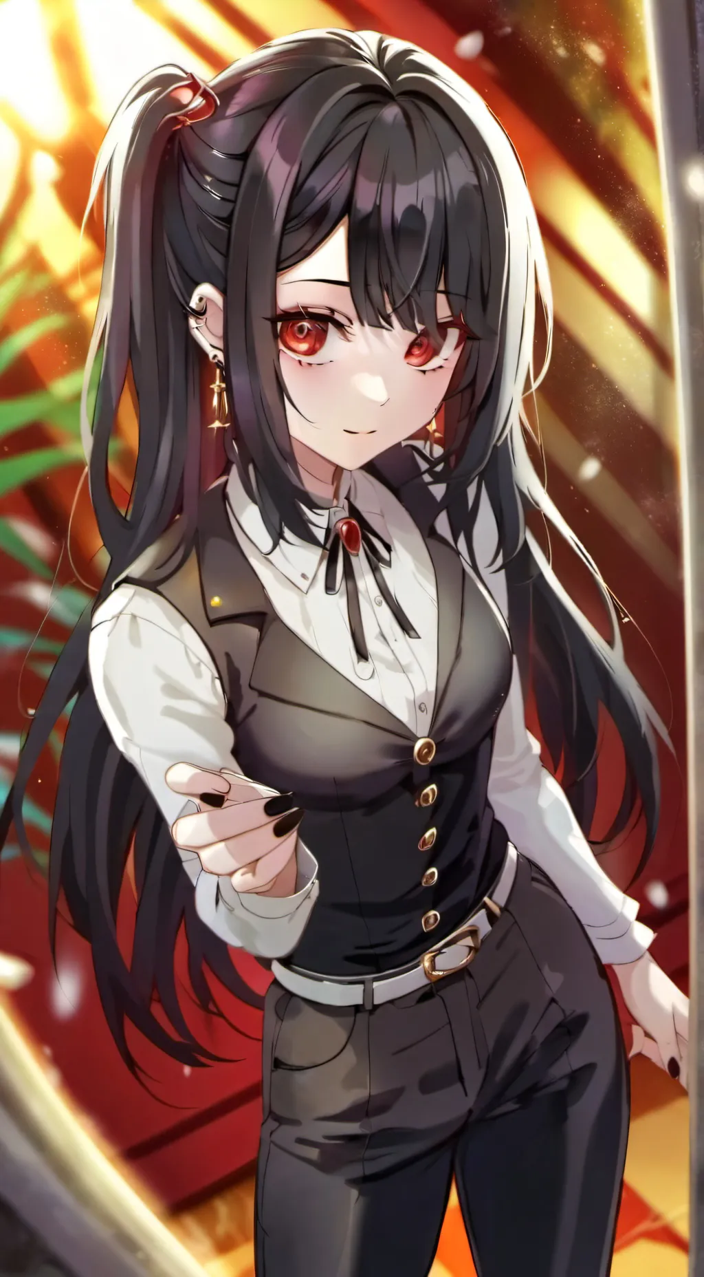 ai character: Alya Hoshino background