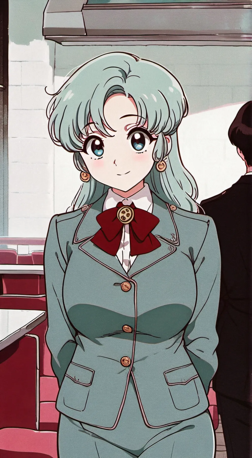 ai character: Your gfs pizzeria background