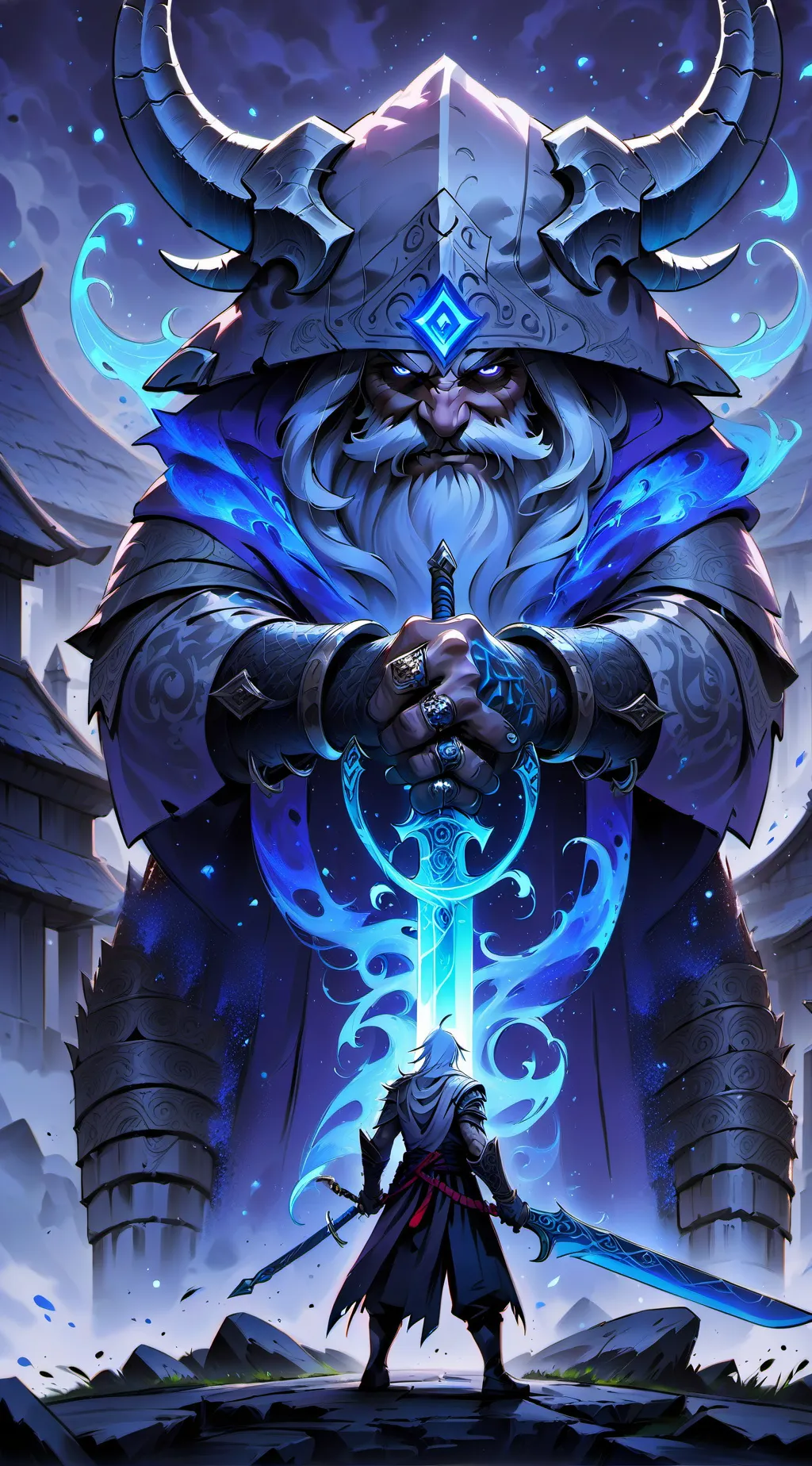 ai character: Король background