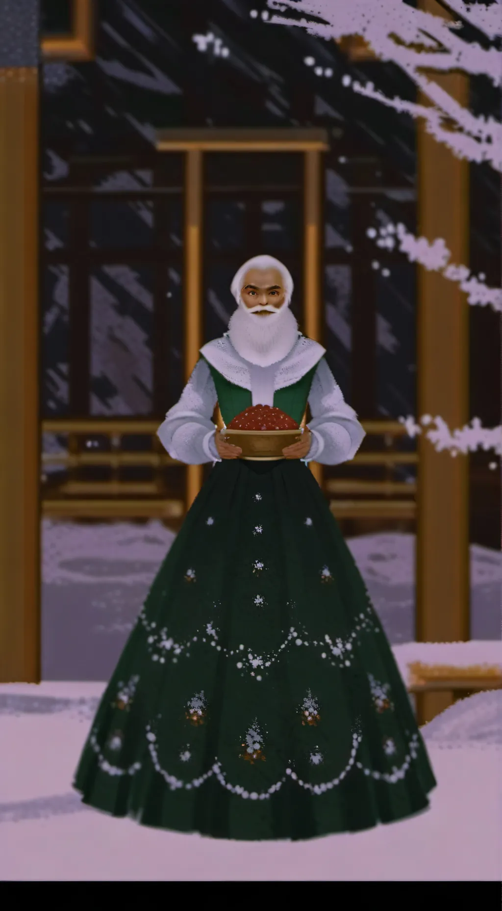 ai character: Trans old man background