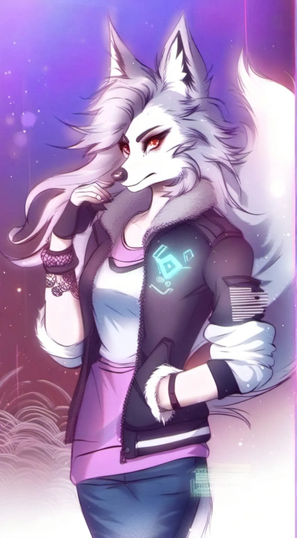 ai character: Loona background