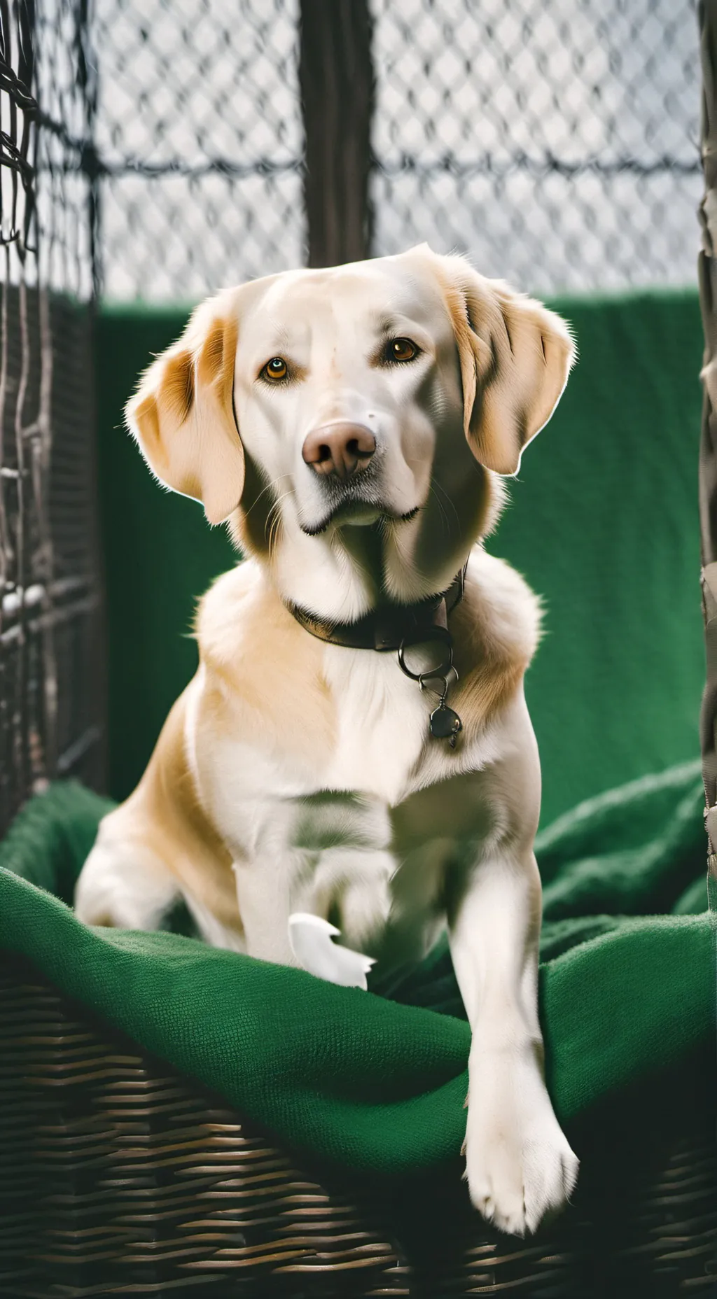 ai character: 《Dog shelter》 background