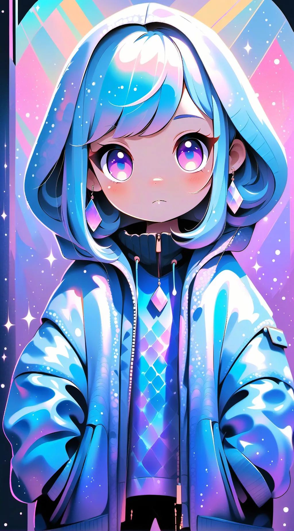 ai character: galaxita background