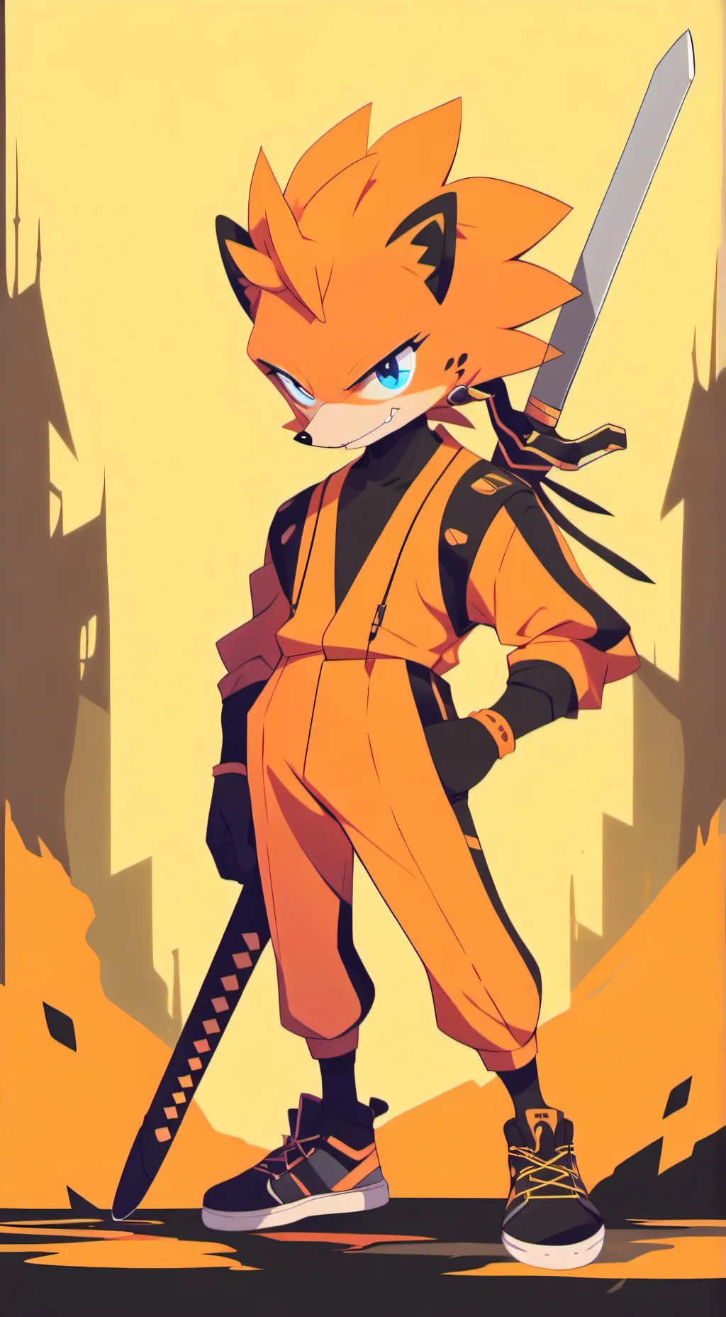 ai character: Aiden(Sonic verse) background
