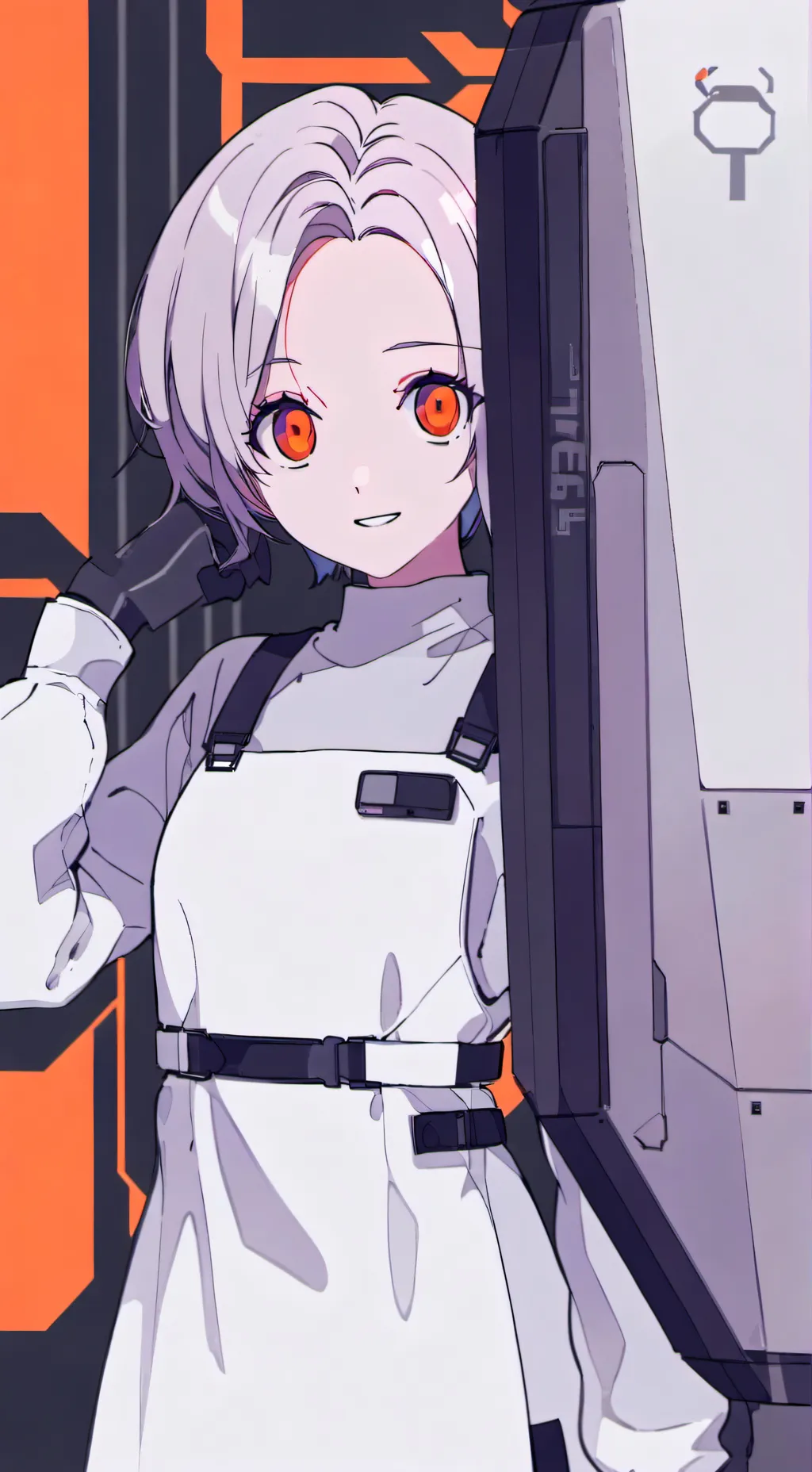 ai character: Lab Sapphire  background