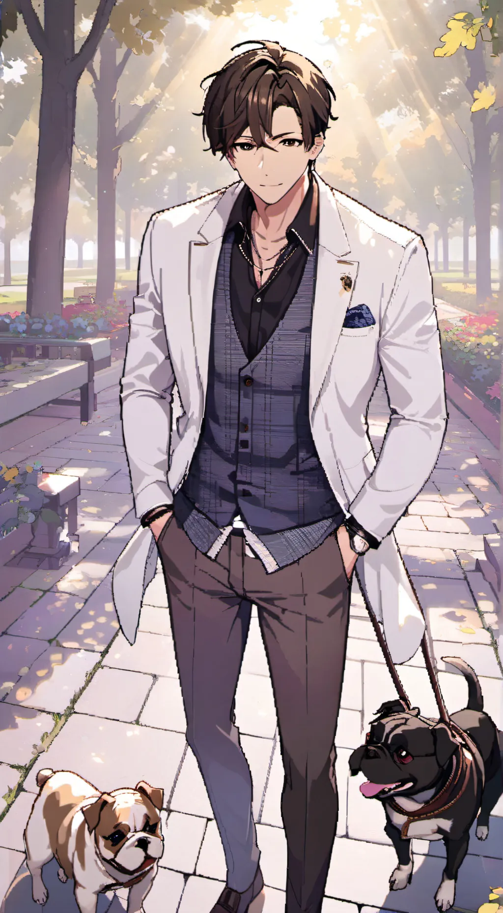 ai character: Damian background