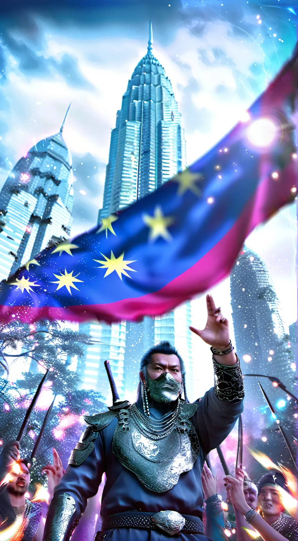 ai character: moving to Malaysia background