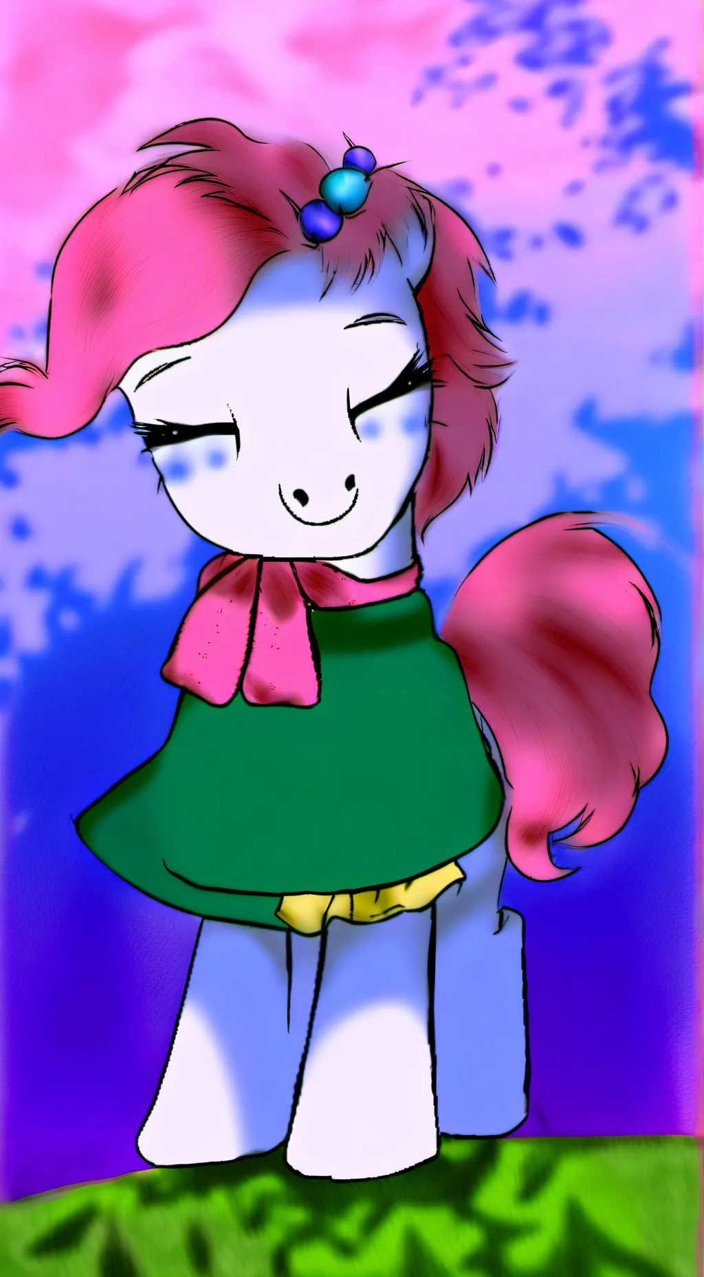 ai character: strawberry🍓 background