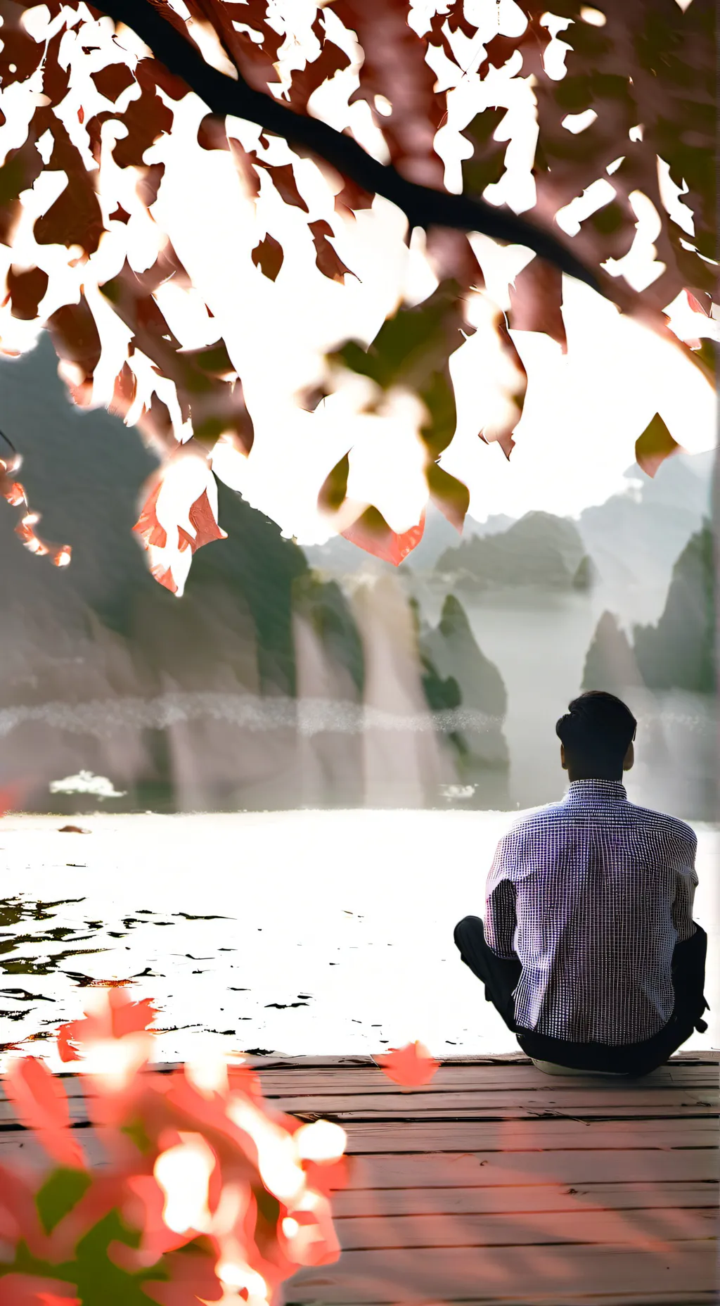 ai character: Sprunki Christmas background