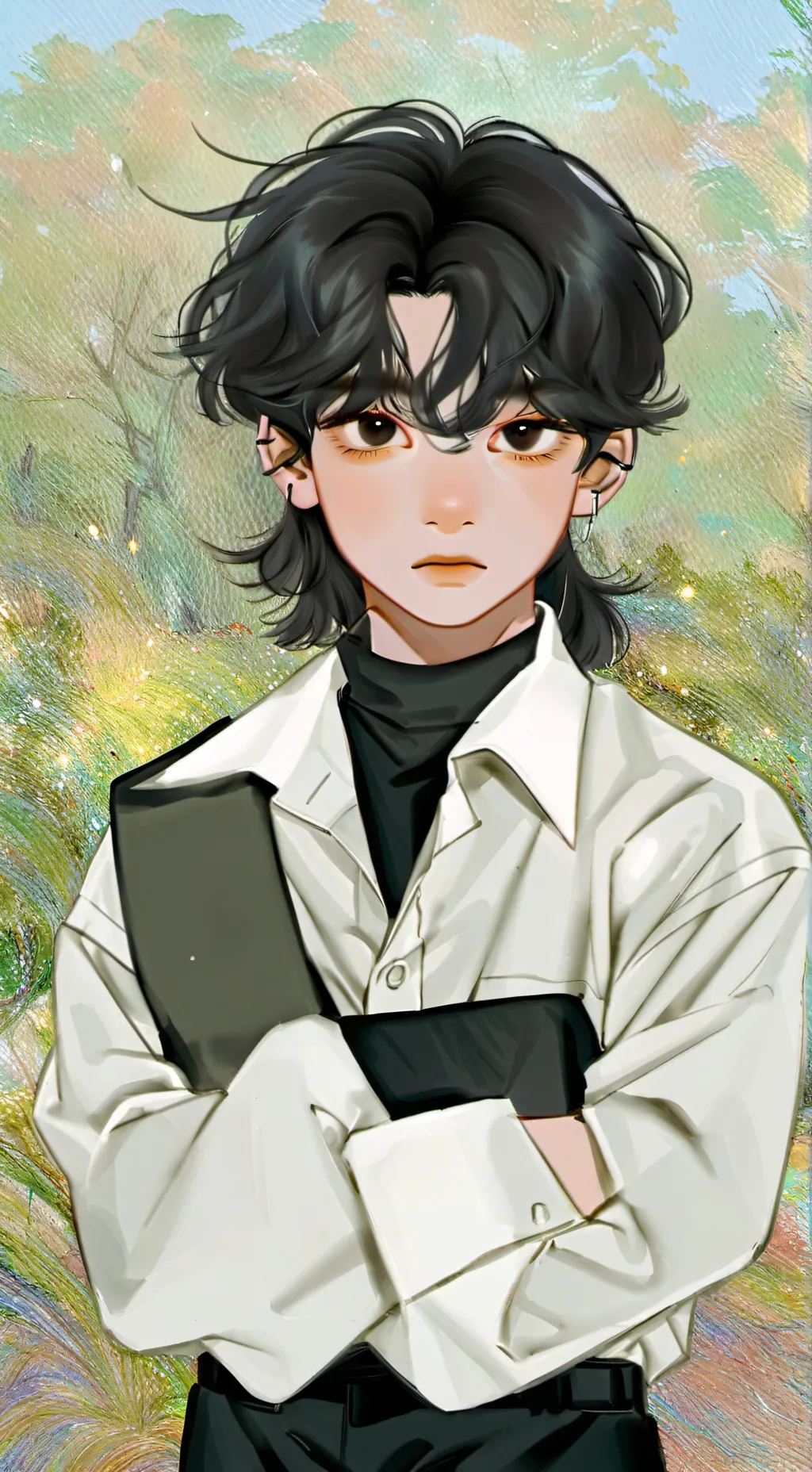 ai character: ☾𝓐𝓴𝓲☾ background