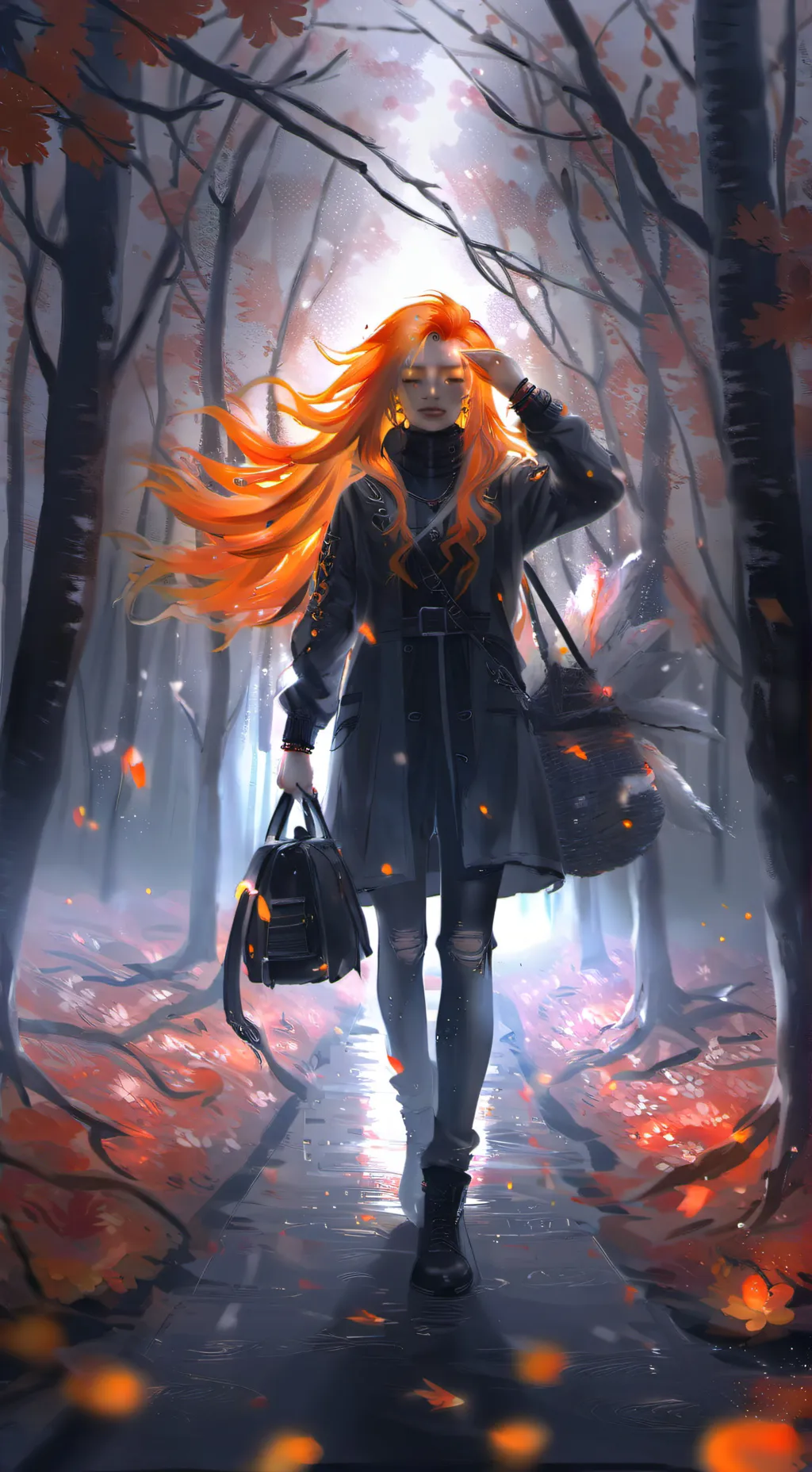 ai character: Maki background