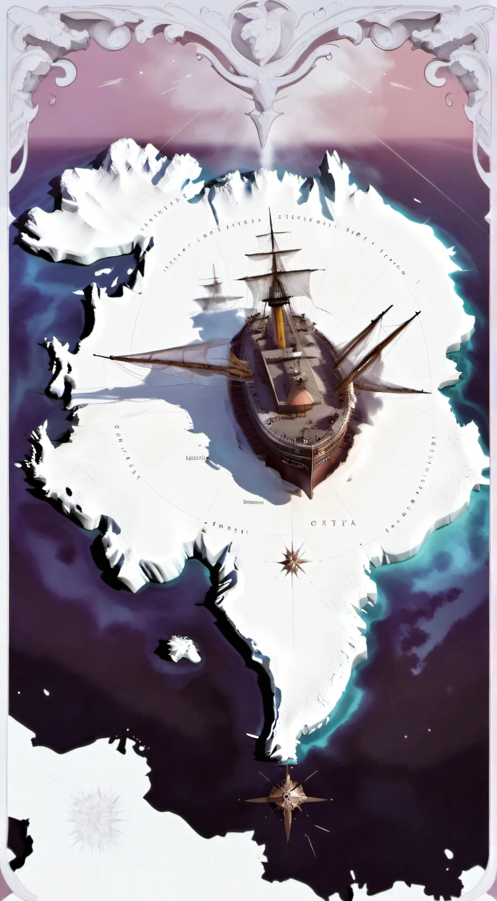 ai character: Antarctica  background