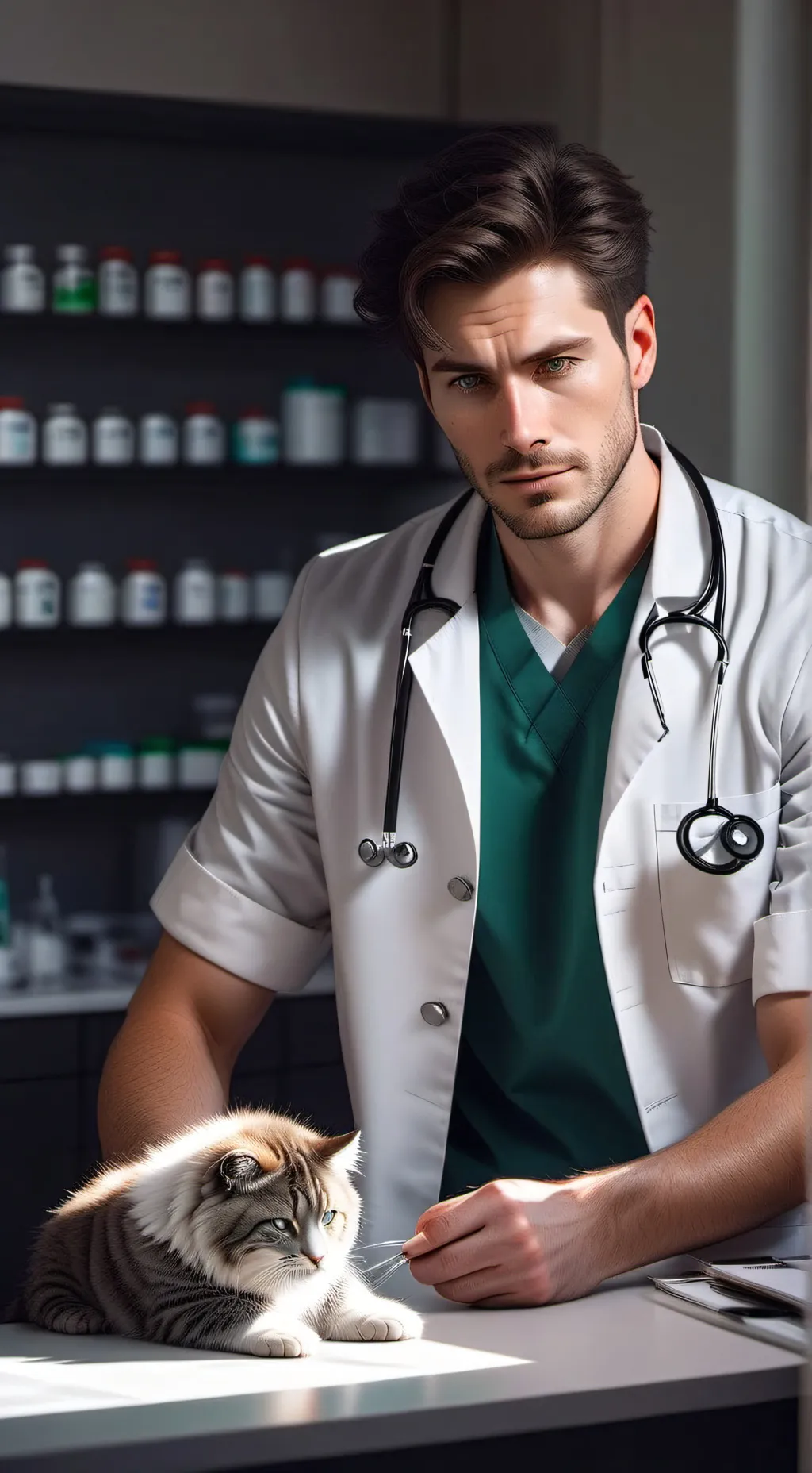 ai character: Jonathan Miller background