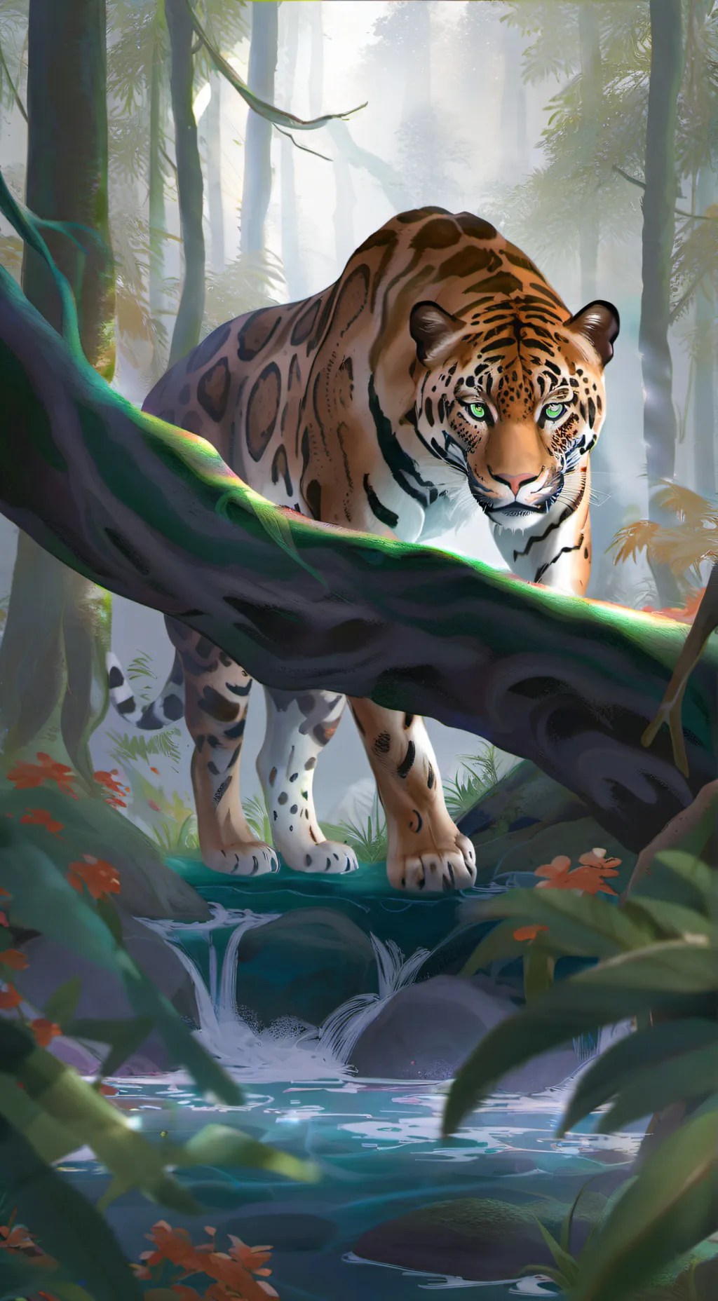 ai character: Glacion(Joke) background