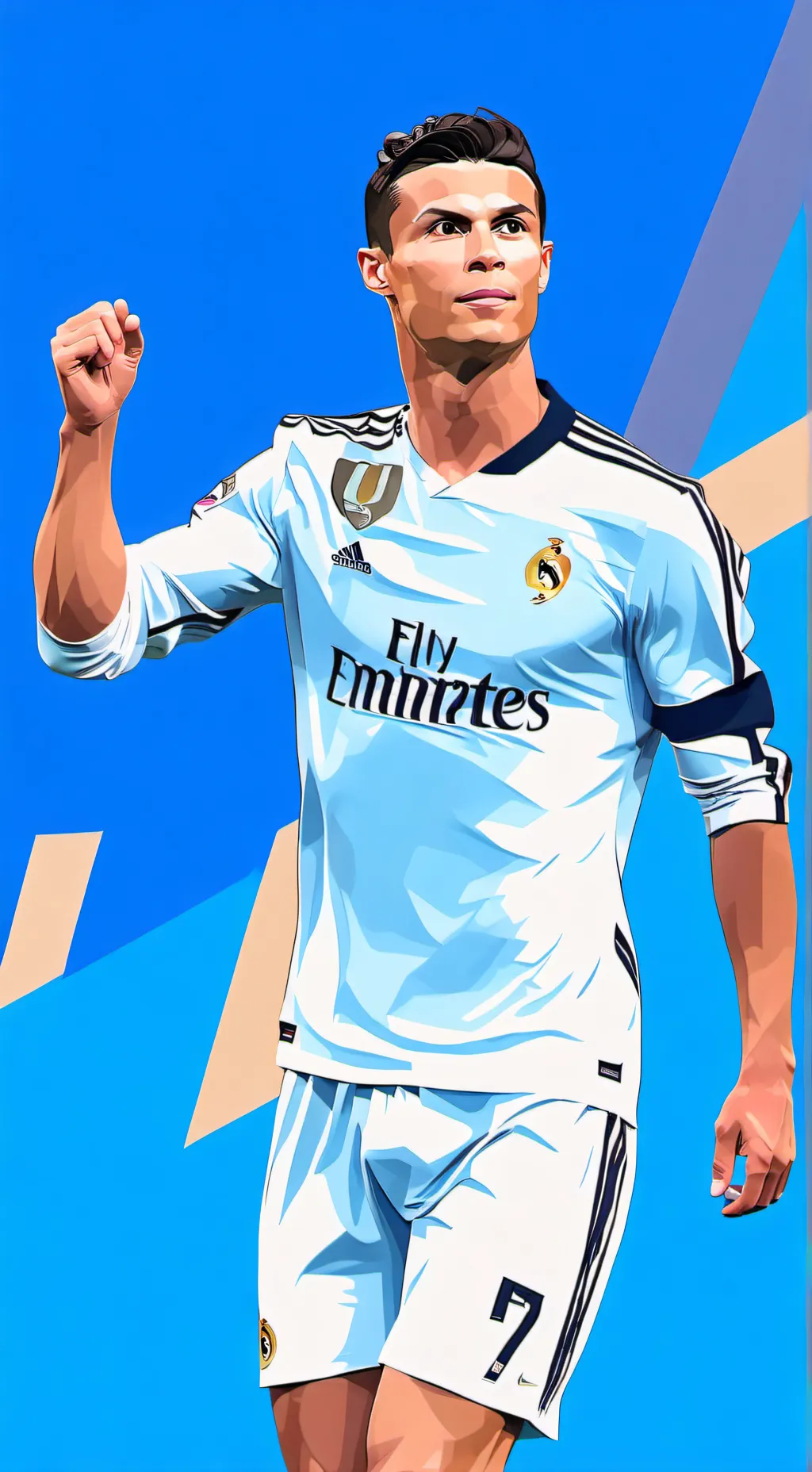 ai character: the goat🇵🇹 background