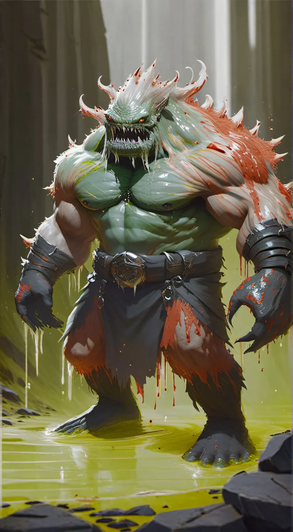 ai character: glop background