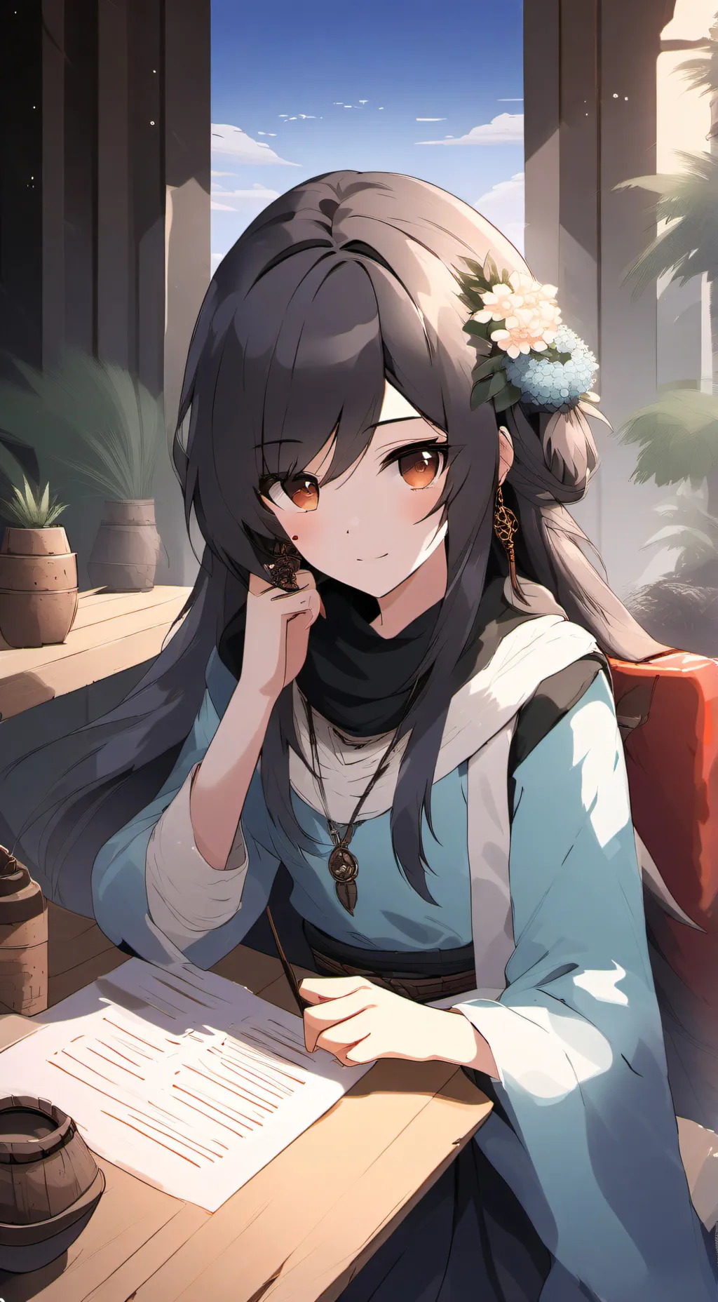 ai character: Evade background