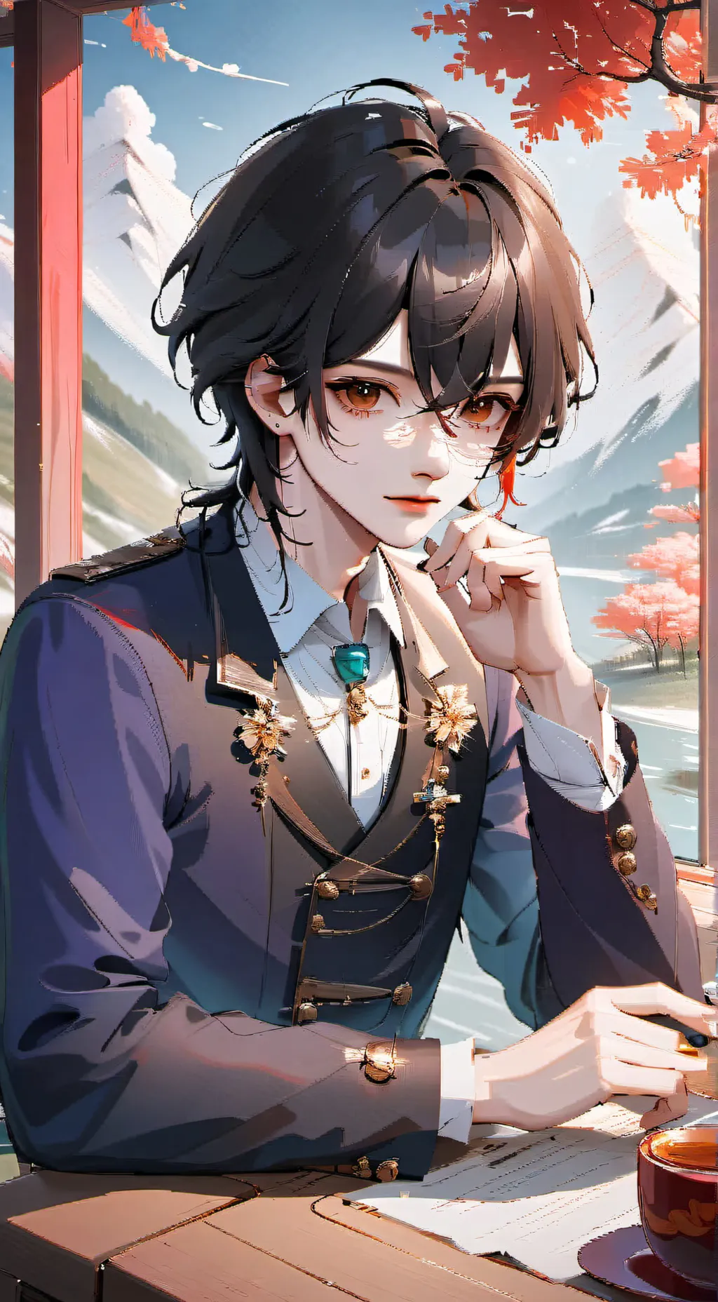 ai character: Kato background