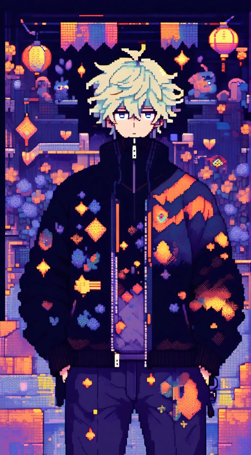 ai character: bakugo background