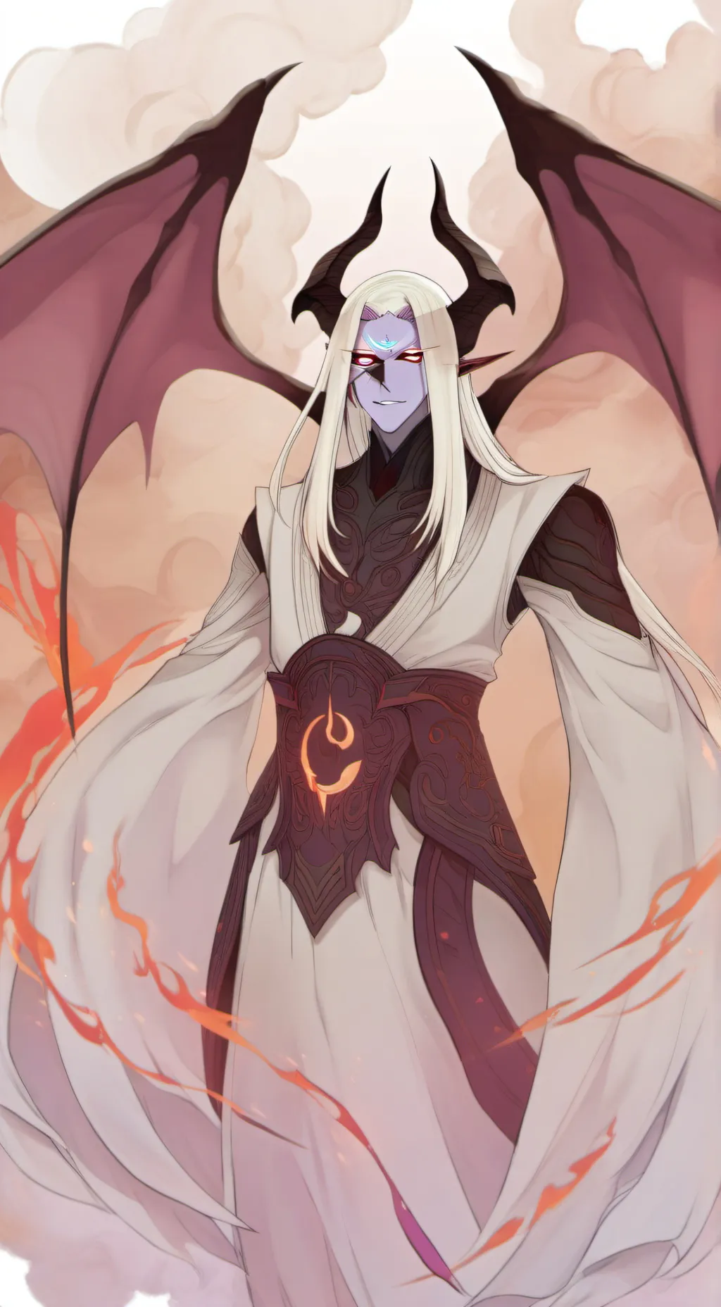 ai character: Azran  background