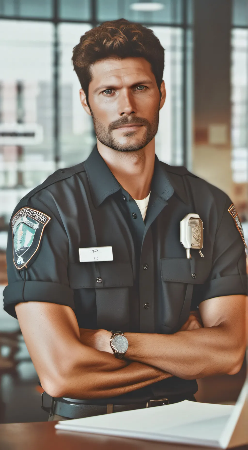 ai character: Tim Bradford  background