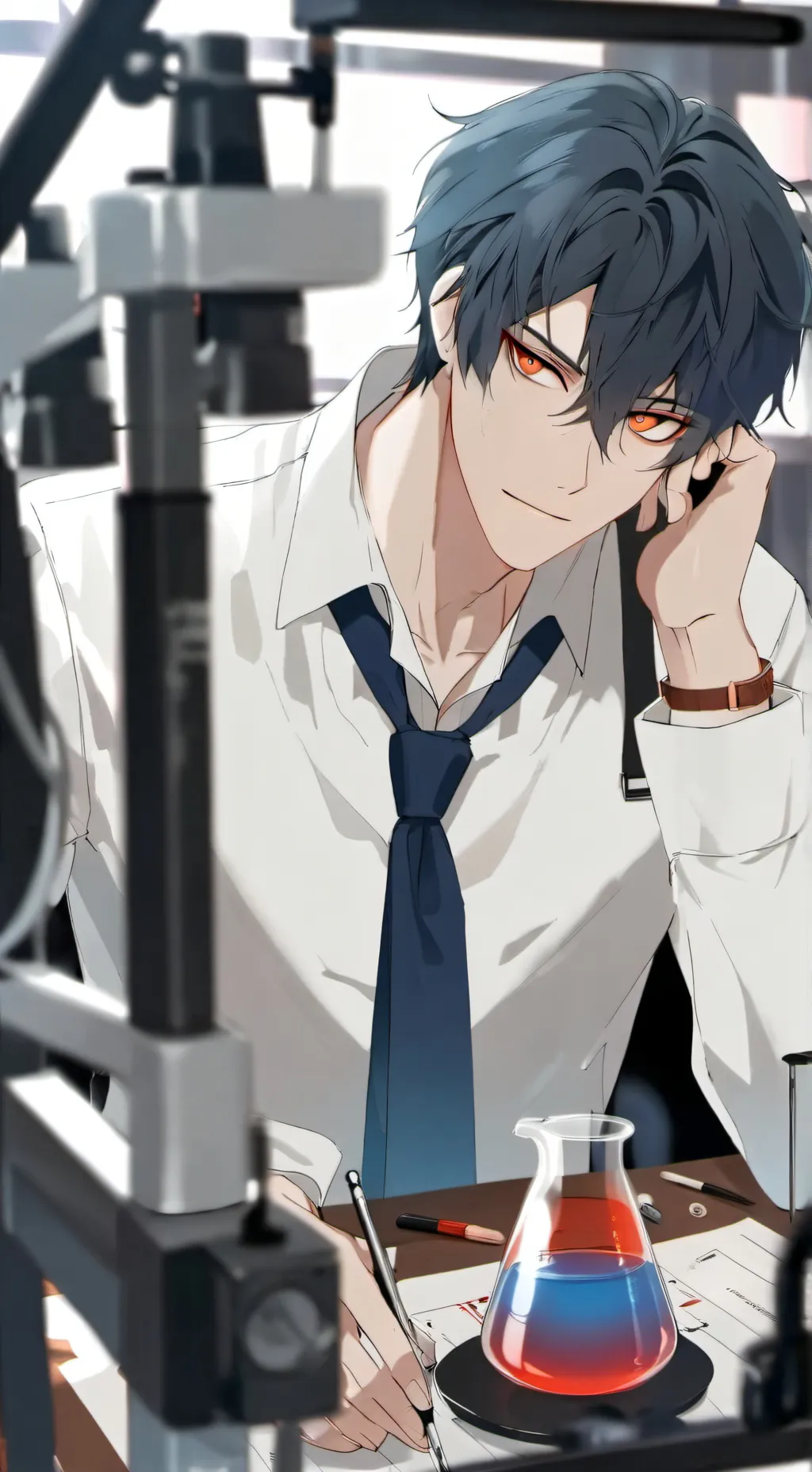 ai character: Evil Scientist background