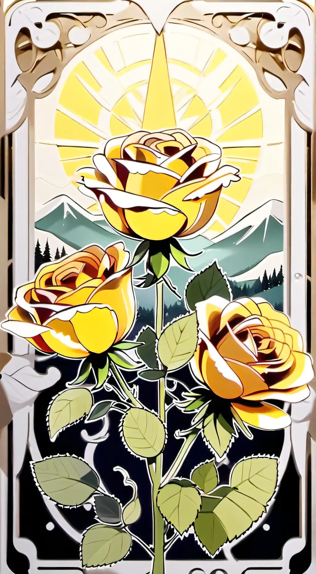 ai character: serious black background