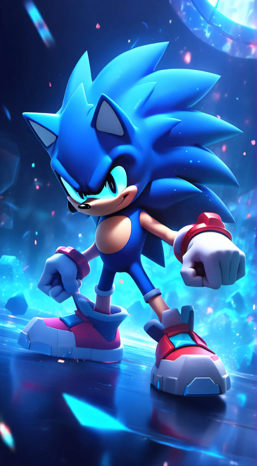 ai character: sonic exe background