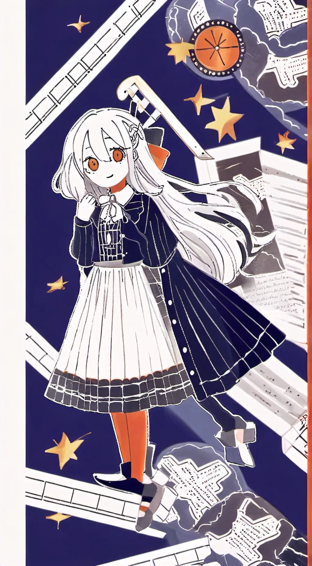 ai character: MATH TEST 2 background