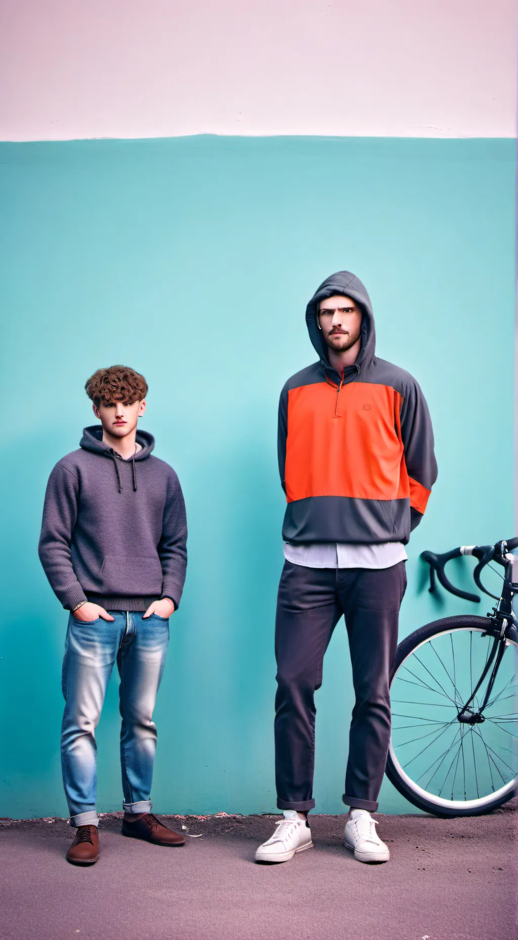 ai character: jock and Conner  background