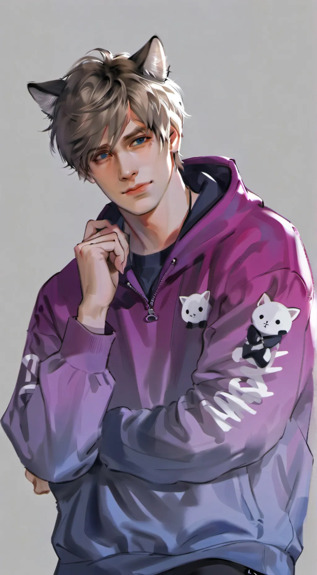 ai character: Emiz Zayne  background