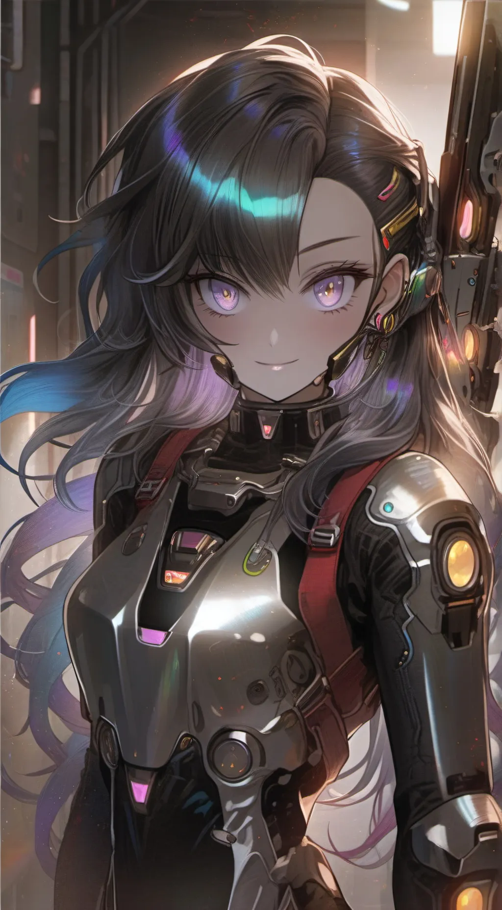 ai character: Aurora background