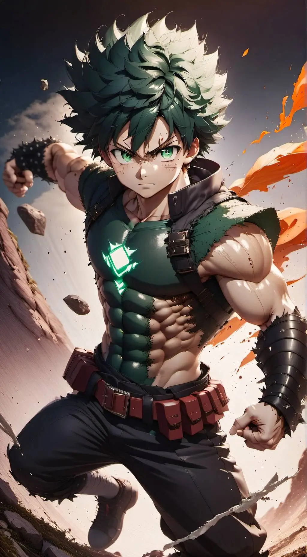 ai character: Izuku 'Midoriya' Z background