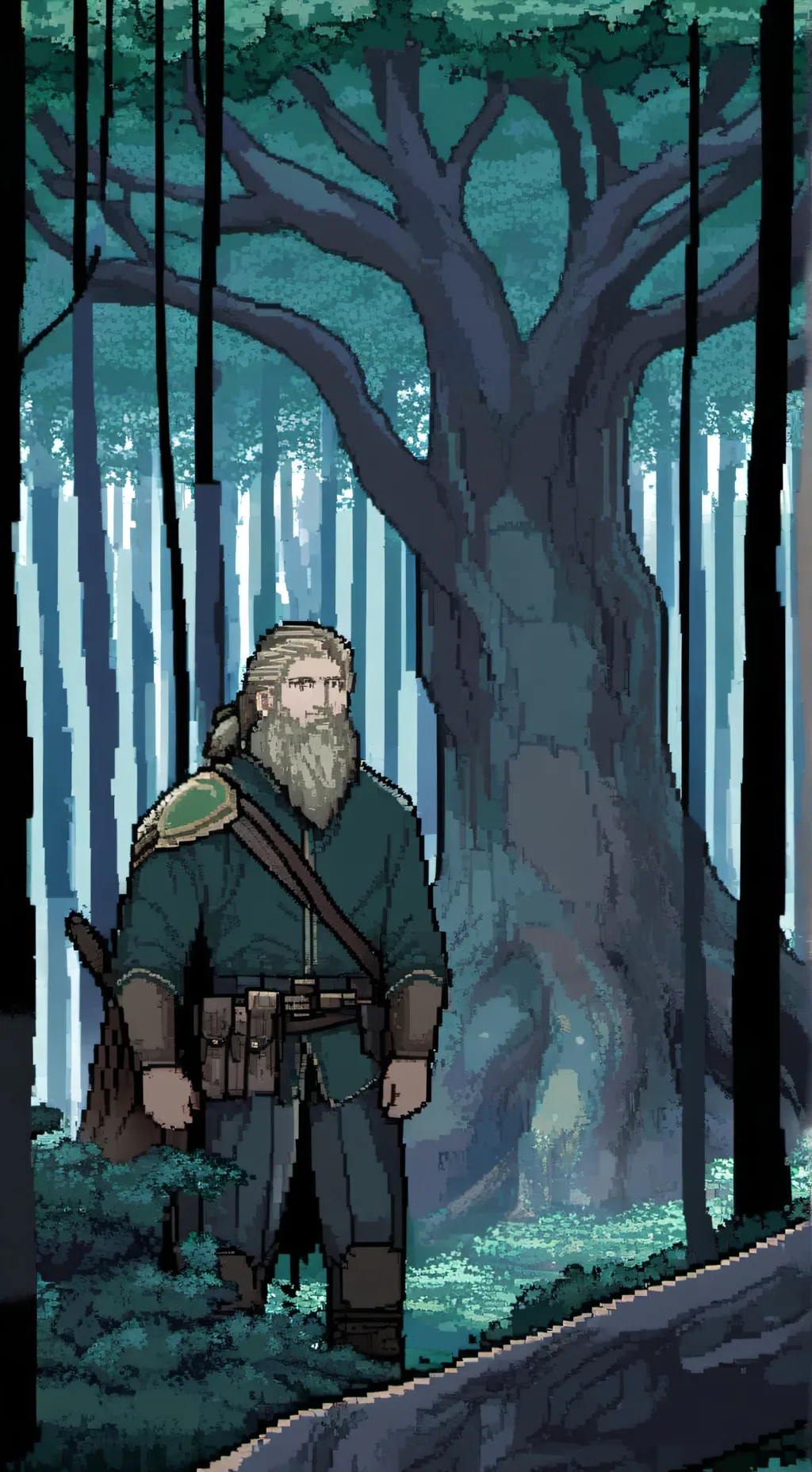 ai character: FIGHT background