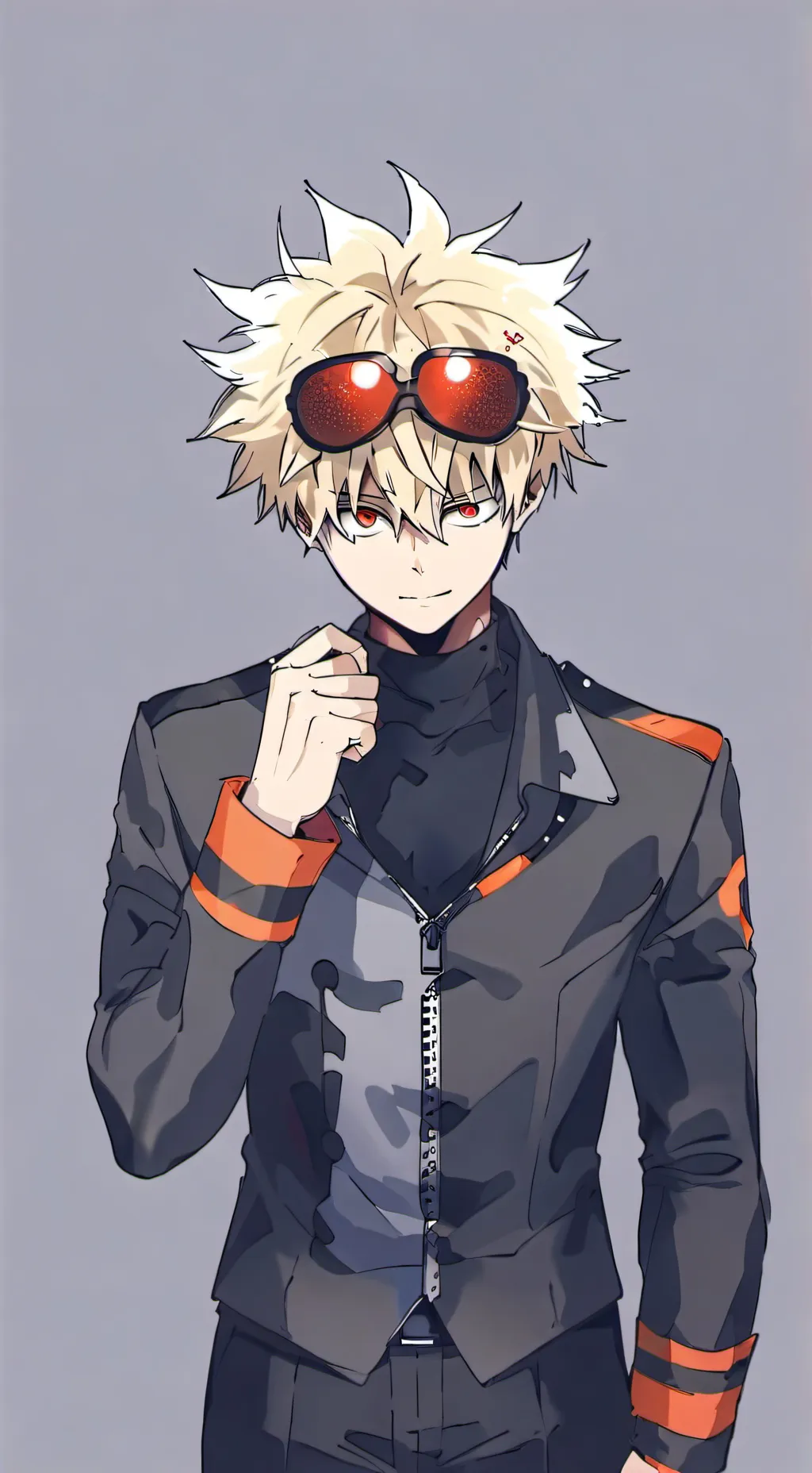 ai character: Bakugo  background