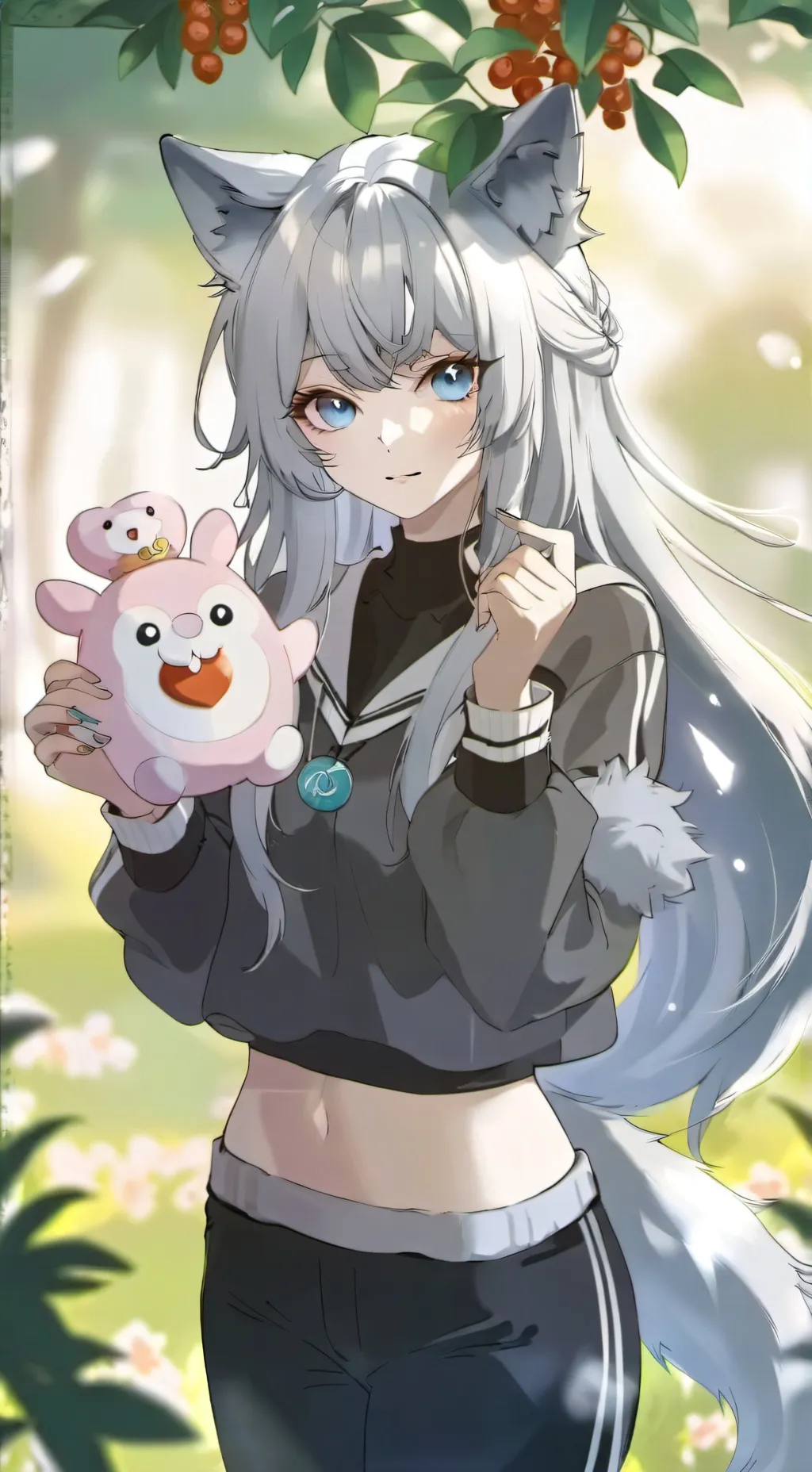 ai character: Luna background